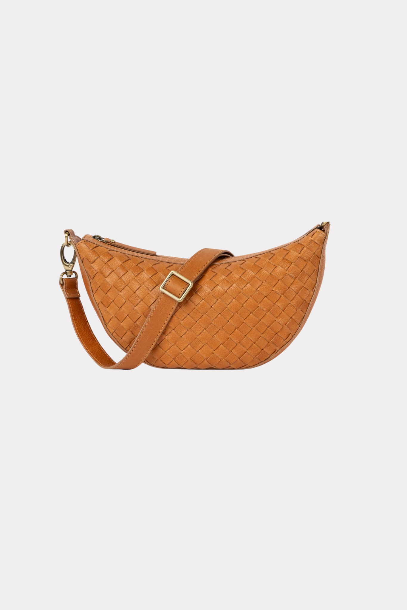 LEO BAG - WILD OAK WOVEN SOFT GRAIN LEATHER