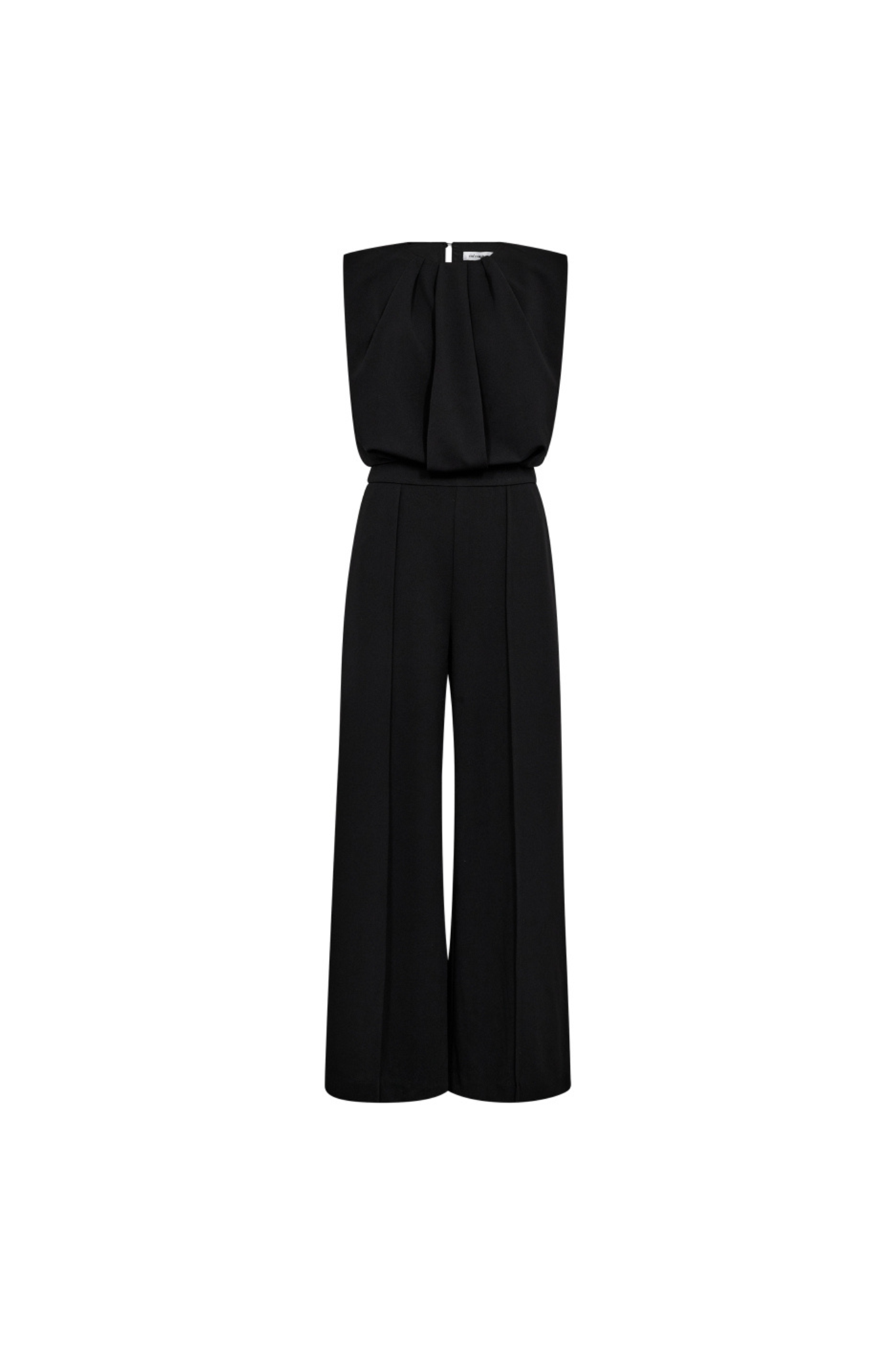 FALCON PLEAT JUMPSUIT - BLACK