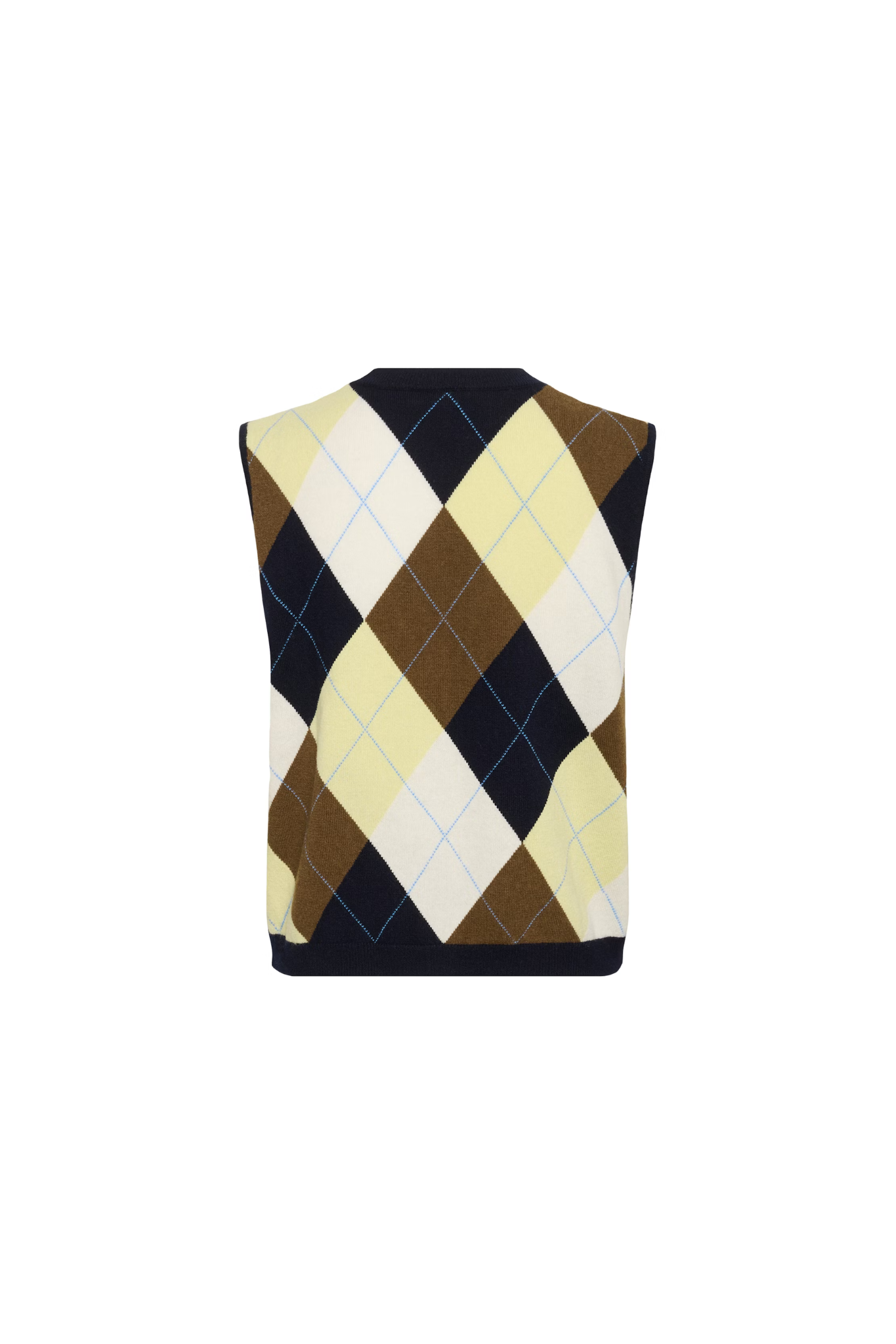 MANZI WAISTCOAT - SKY CAPTAIN/BROWN/YELLOW