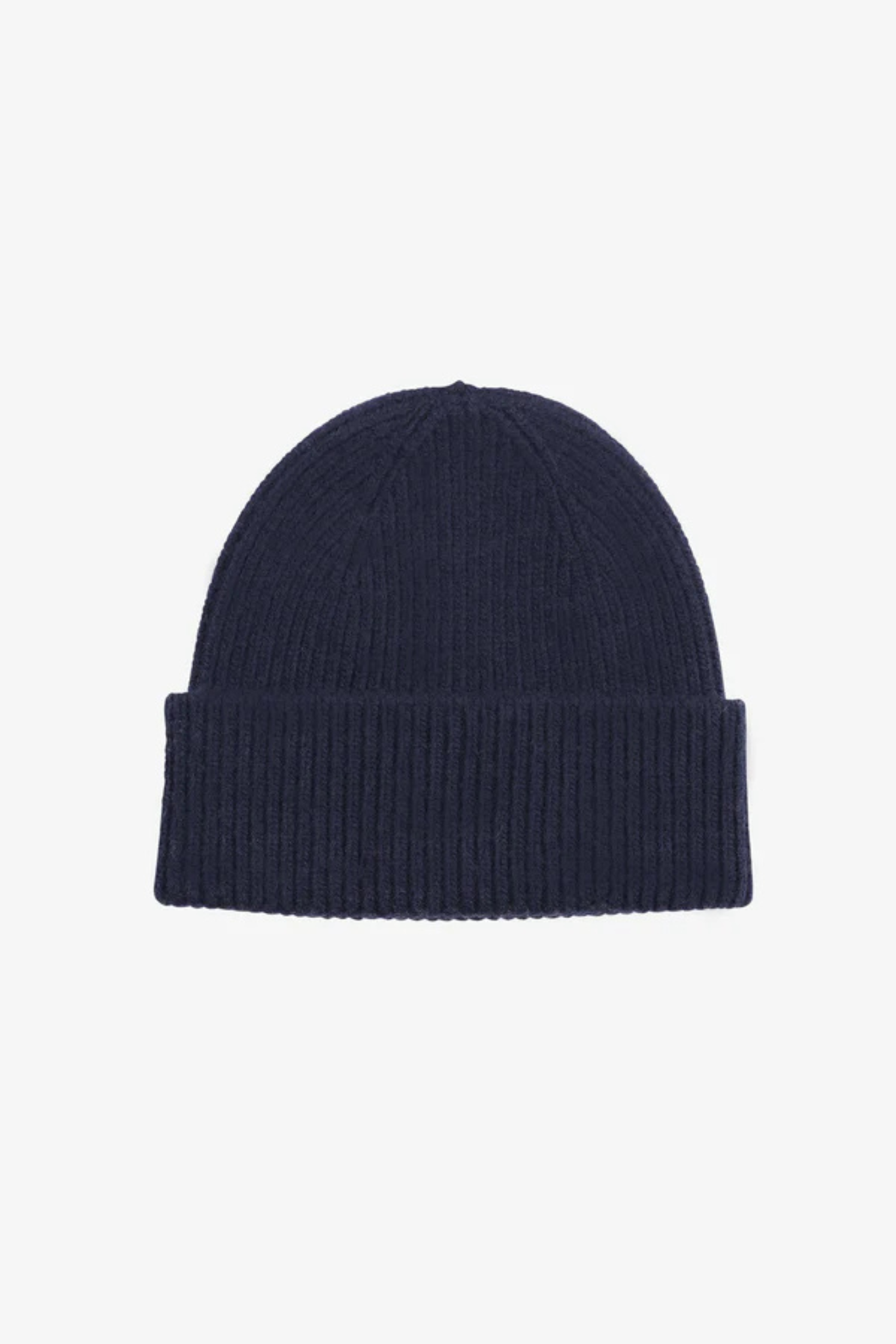 MERINO WOOL BEANIE - NAVY BLUE