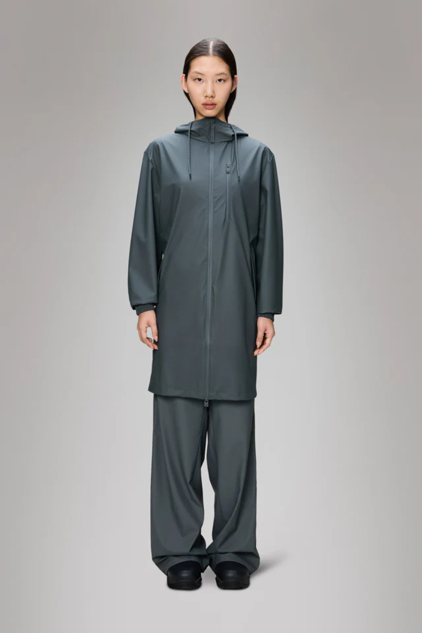 LONG STORM W3 BREAKER JACKET - LAGOON