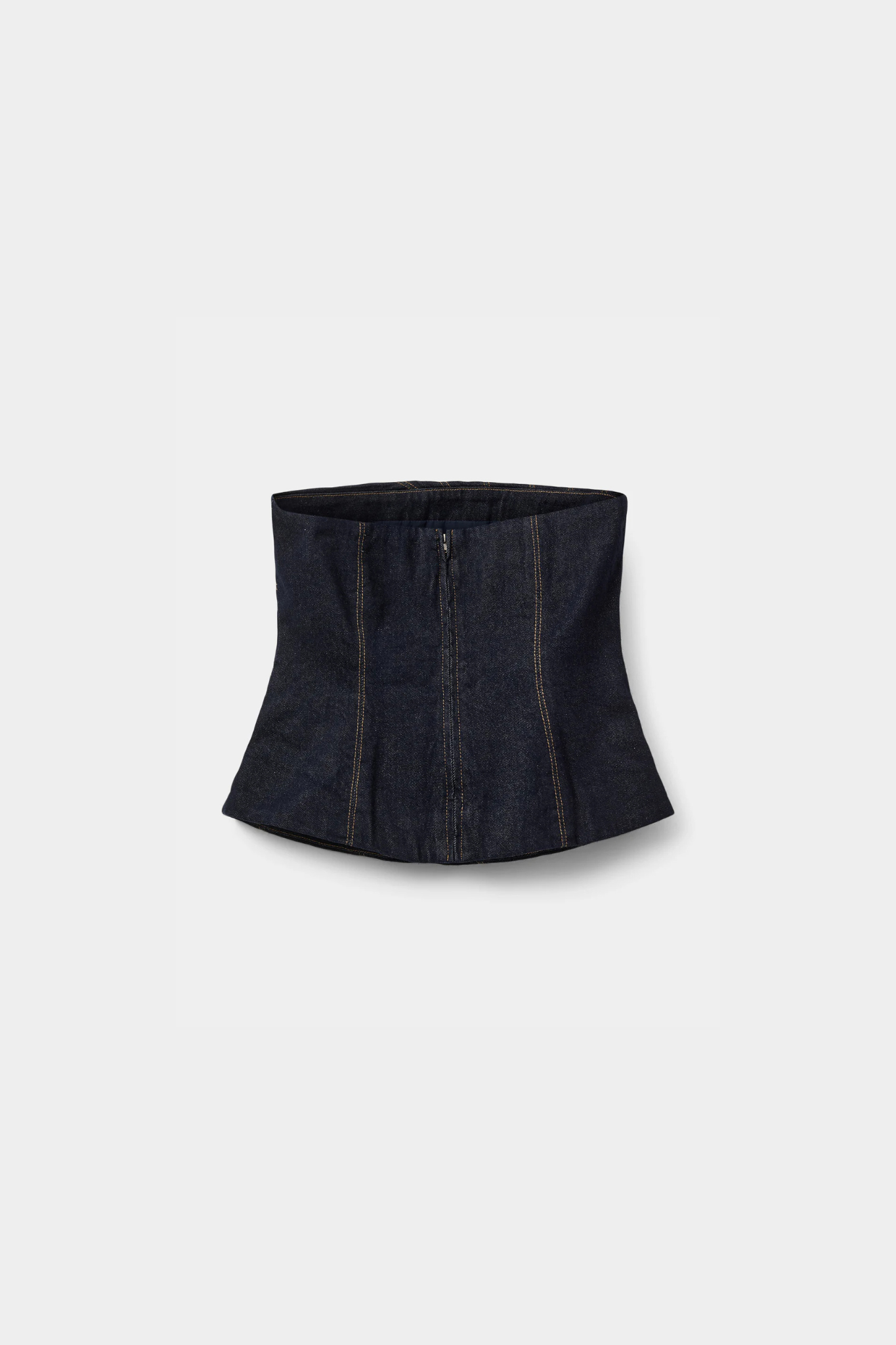 TILLE RAW DENIM CORSET - DARK DENIM BLUE