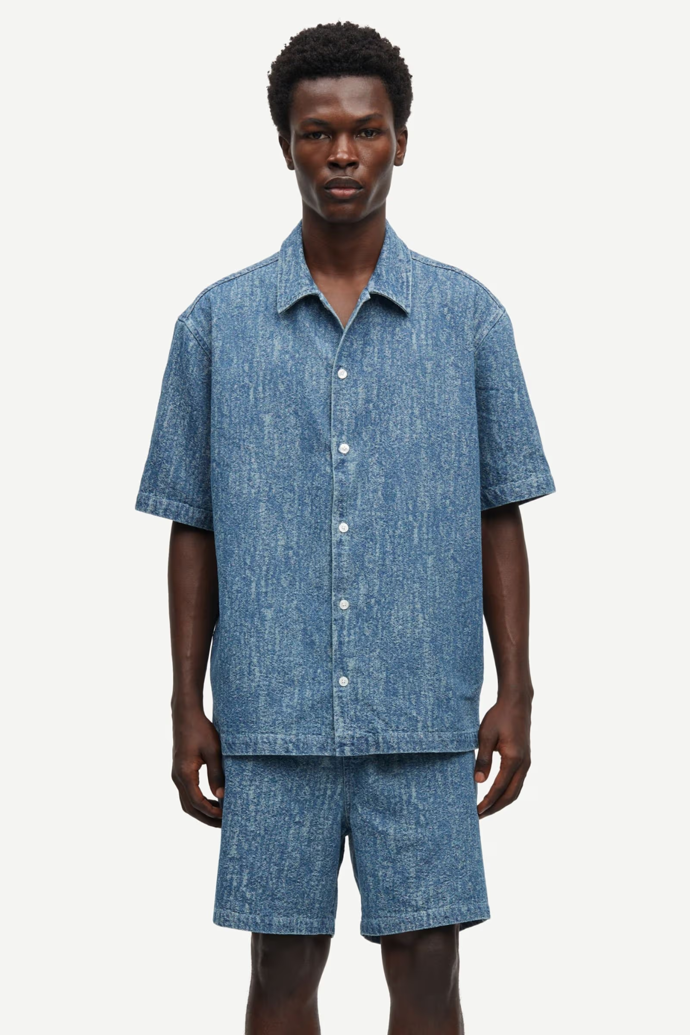 SAAYO X SHIRT 15240 - WASHED DENIM