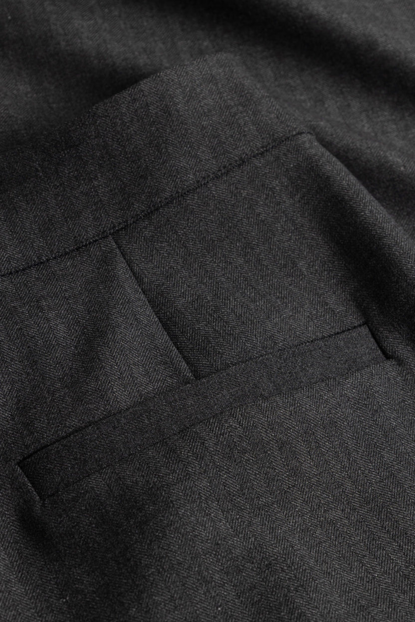 KAZIA MW PANTS - GREY HERRINGBONE