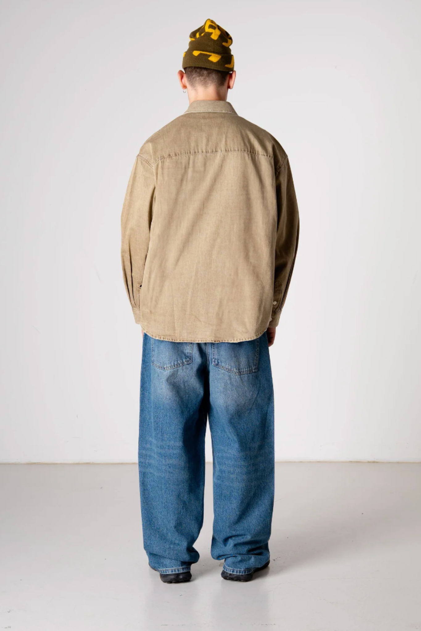 JONG WASHED SHIRT - STONE