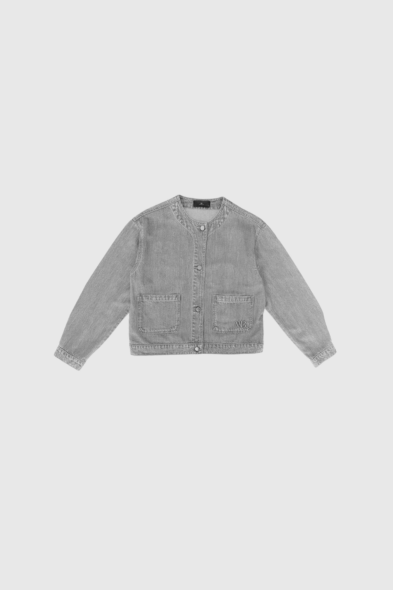 PENELOPE DENIM JACKET - SPRING GREY