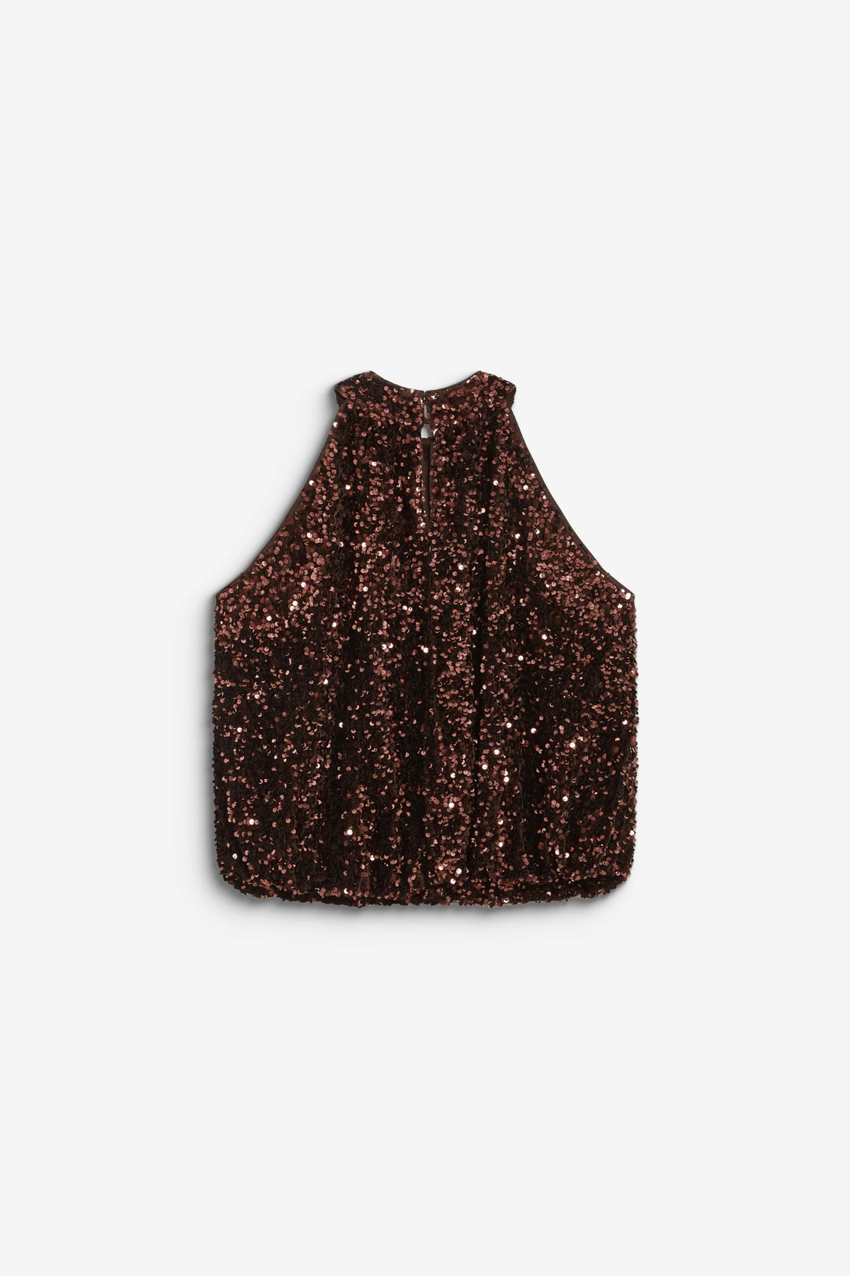 BECKY TOP - CHOCOLAT