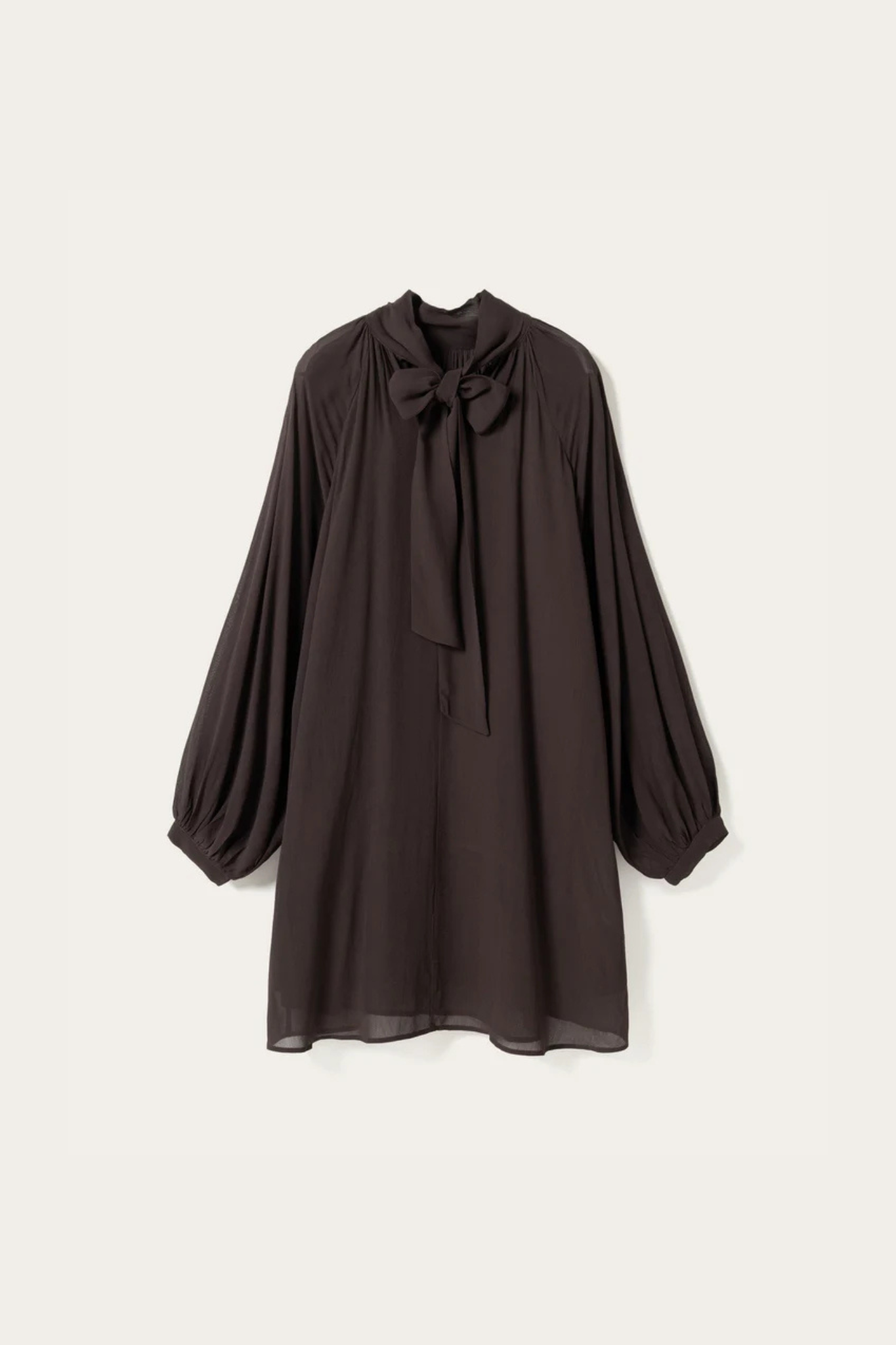 LORENIA DRESS - CHOCOLATE