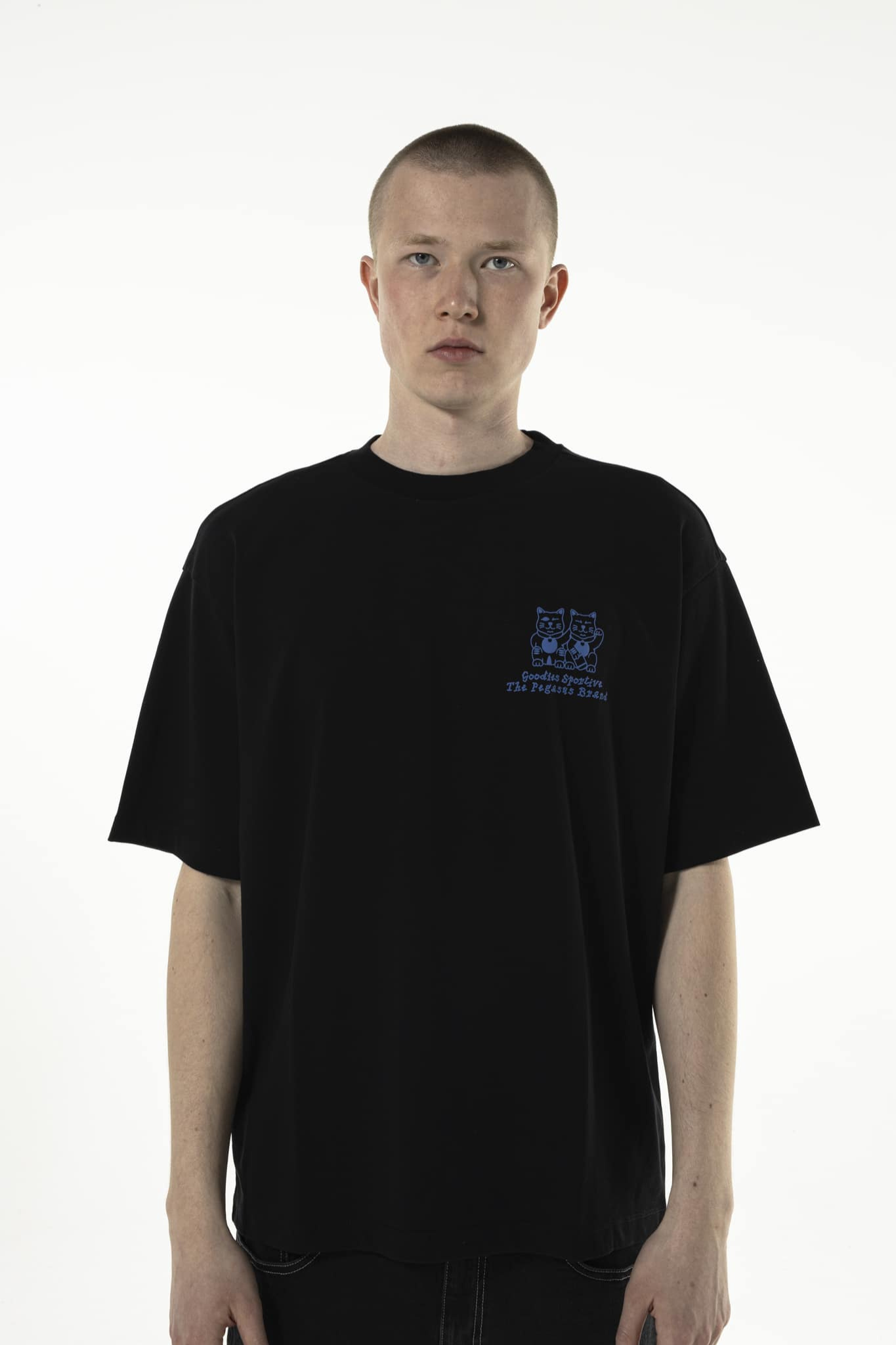 CATS T-SHIRT - BLACK