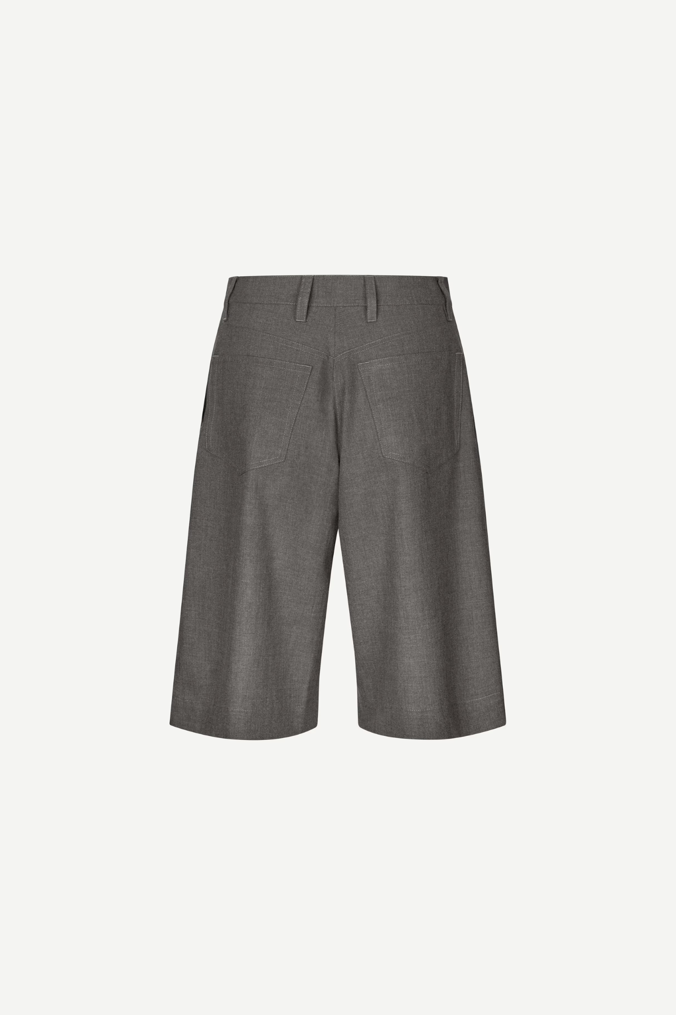 HARPER PLEAT SHORTS - BLUE SHADOW