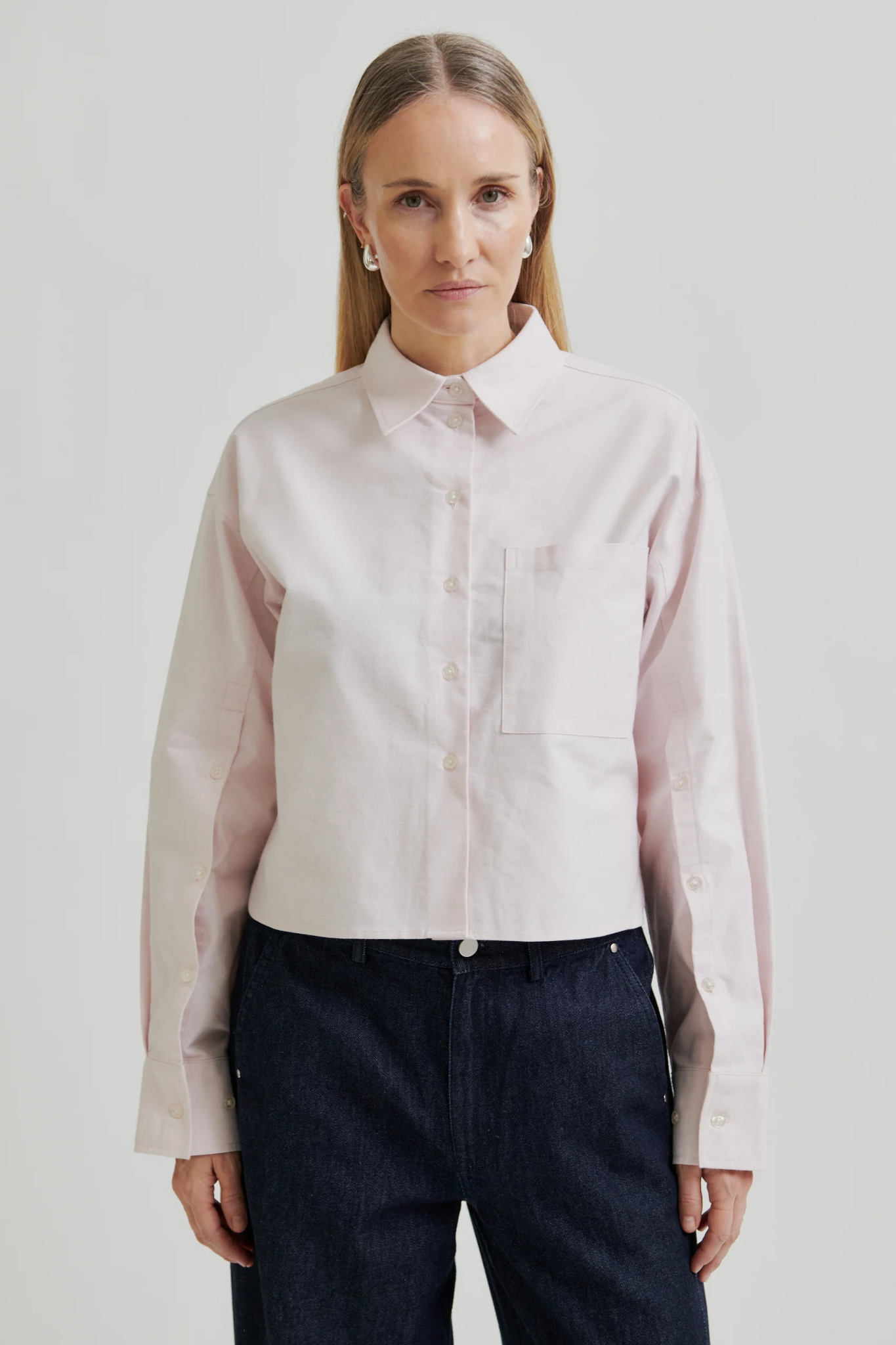 BAULO SLIT SHIRT - MAUVE MORN