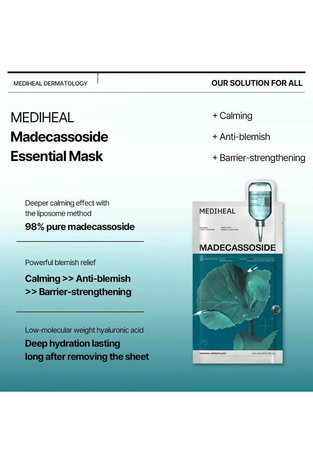 MADECASSOSIDE ESSENTIAL MASK ( 1 PIECE )