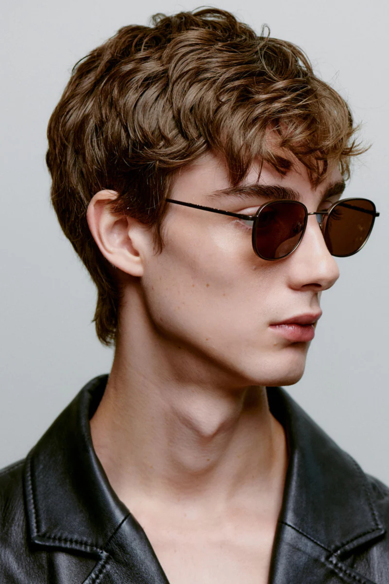 HELLO SUNGLASSES - MATTE BROWN