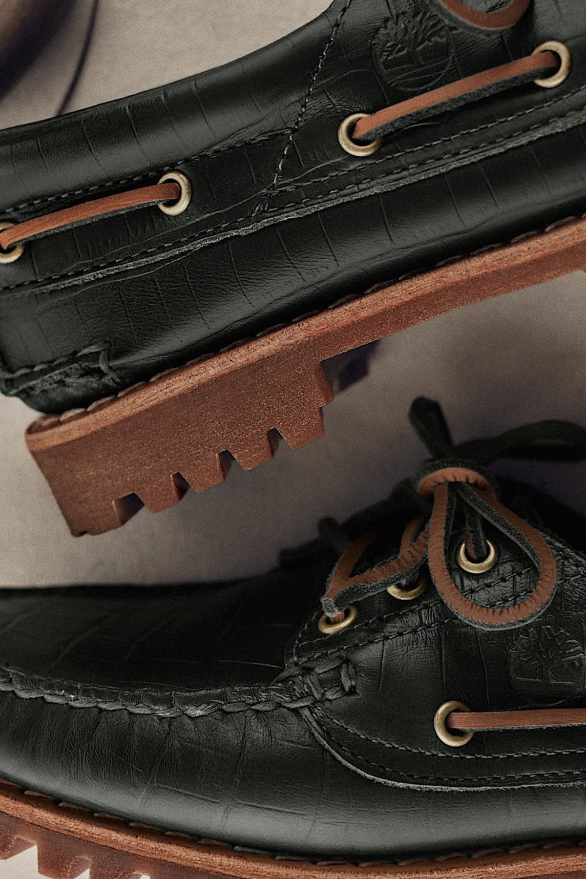 BOAT WOMEN SHOES - DARK GREEN