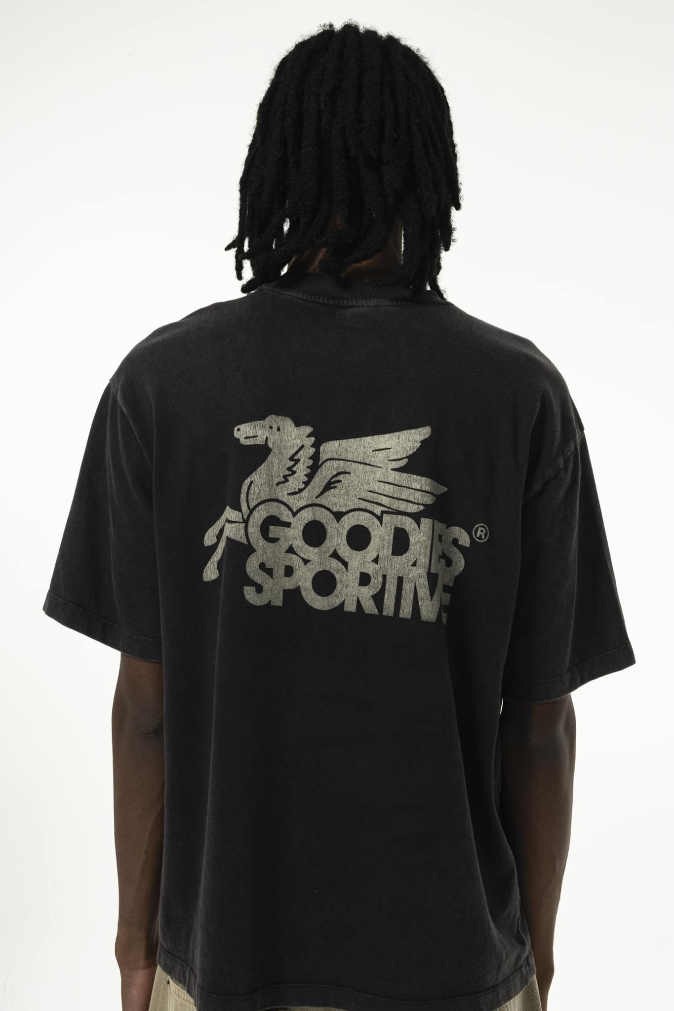 DUSTY PREMIUM PEGASUS T-SHIRT - BLACK