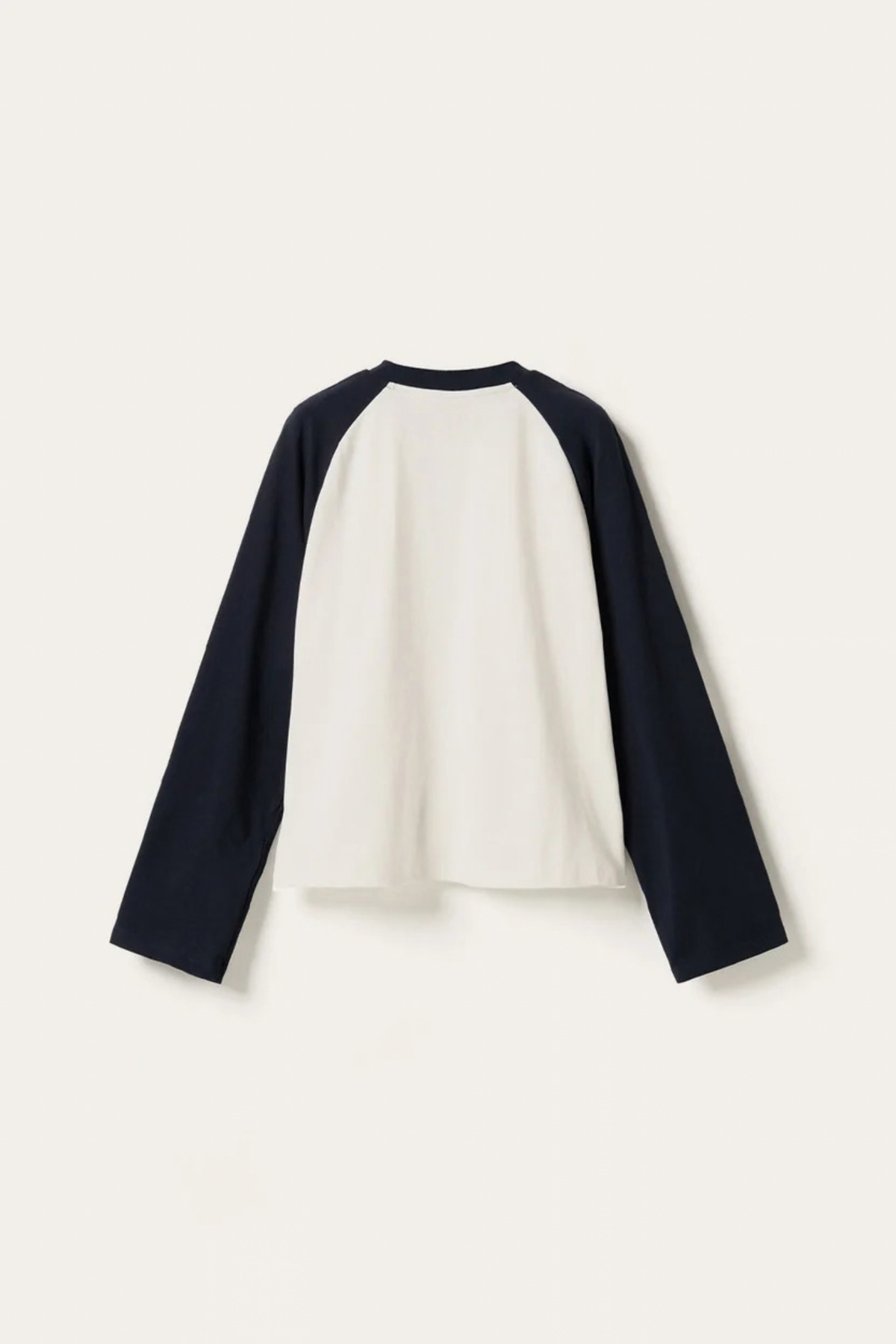 NIKKIE TOP - WHITE NAVY COMBO