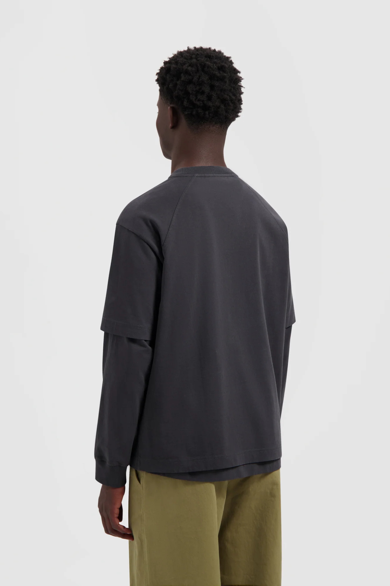 SIGNATURE SS TEE - CHARCOAL