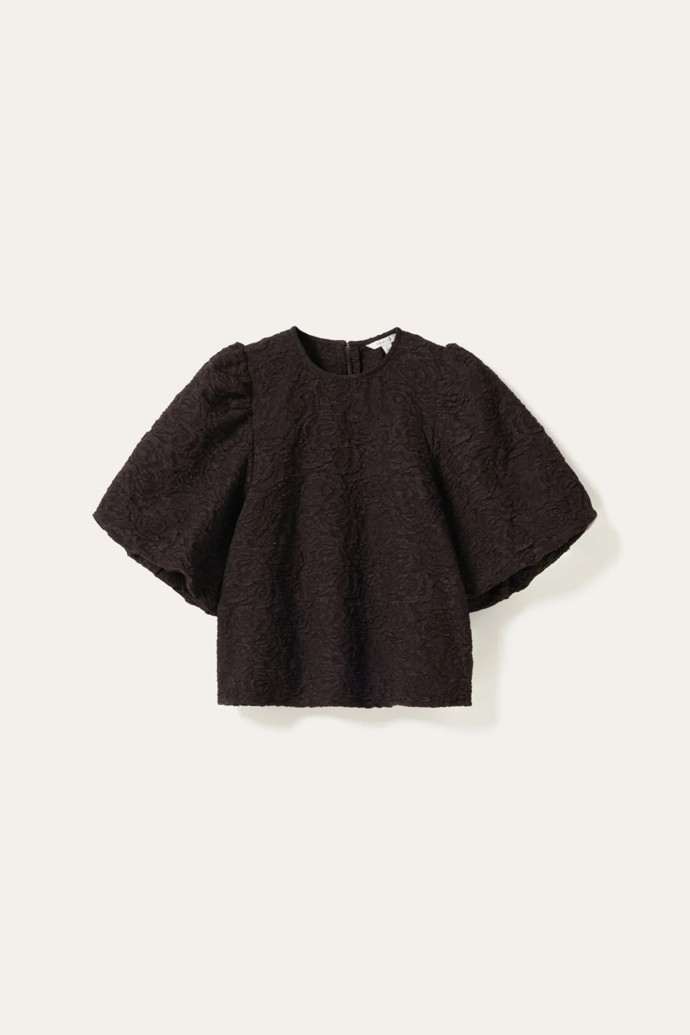 SHELLY BLOUSE - CHOCOLATE