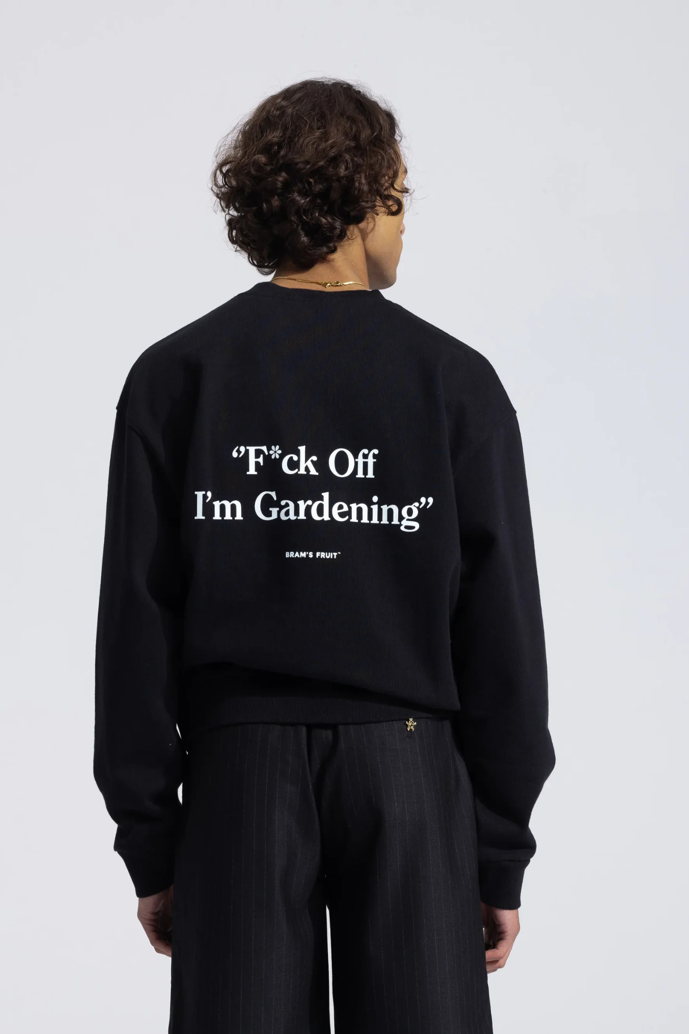 F*CK OFF I'M GARDENING CREWNECK - BLACK