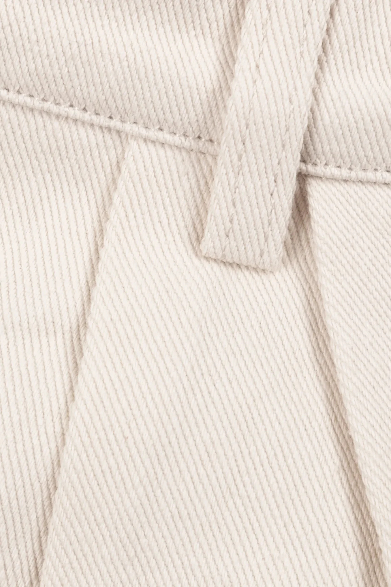 TWILL TROUSERS - BEIGE