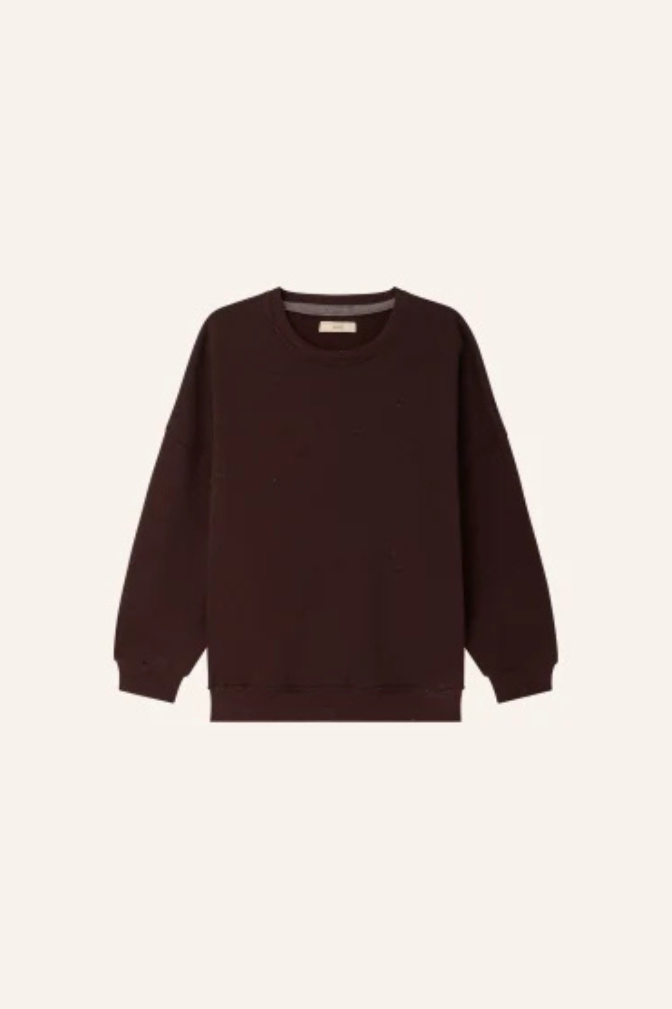 CHEBBI OVERSIZED SWEATER - GANACHE