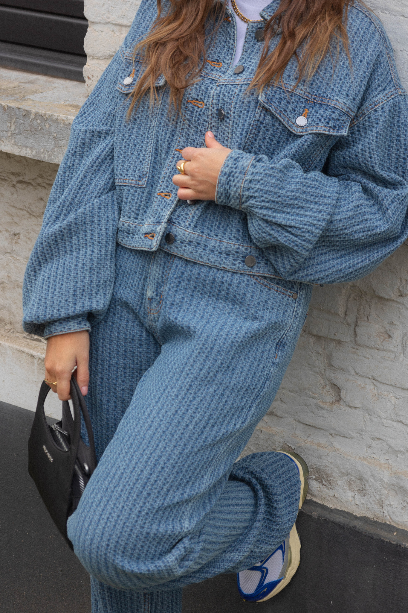 TAPERED RELAXED JEANS - LIGHT BLUE