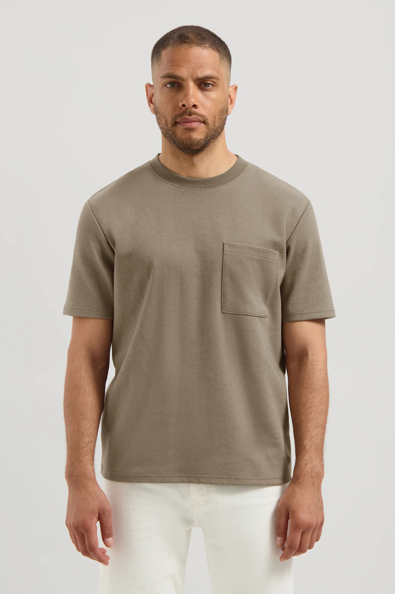 EBBE BOXY FIT T-SHIRT - VINTAGE KHAKI