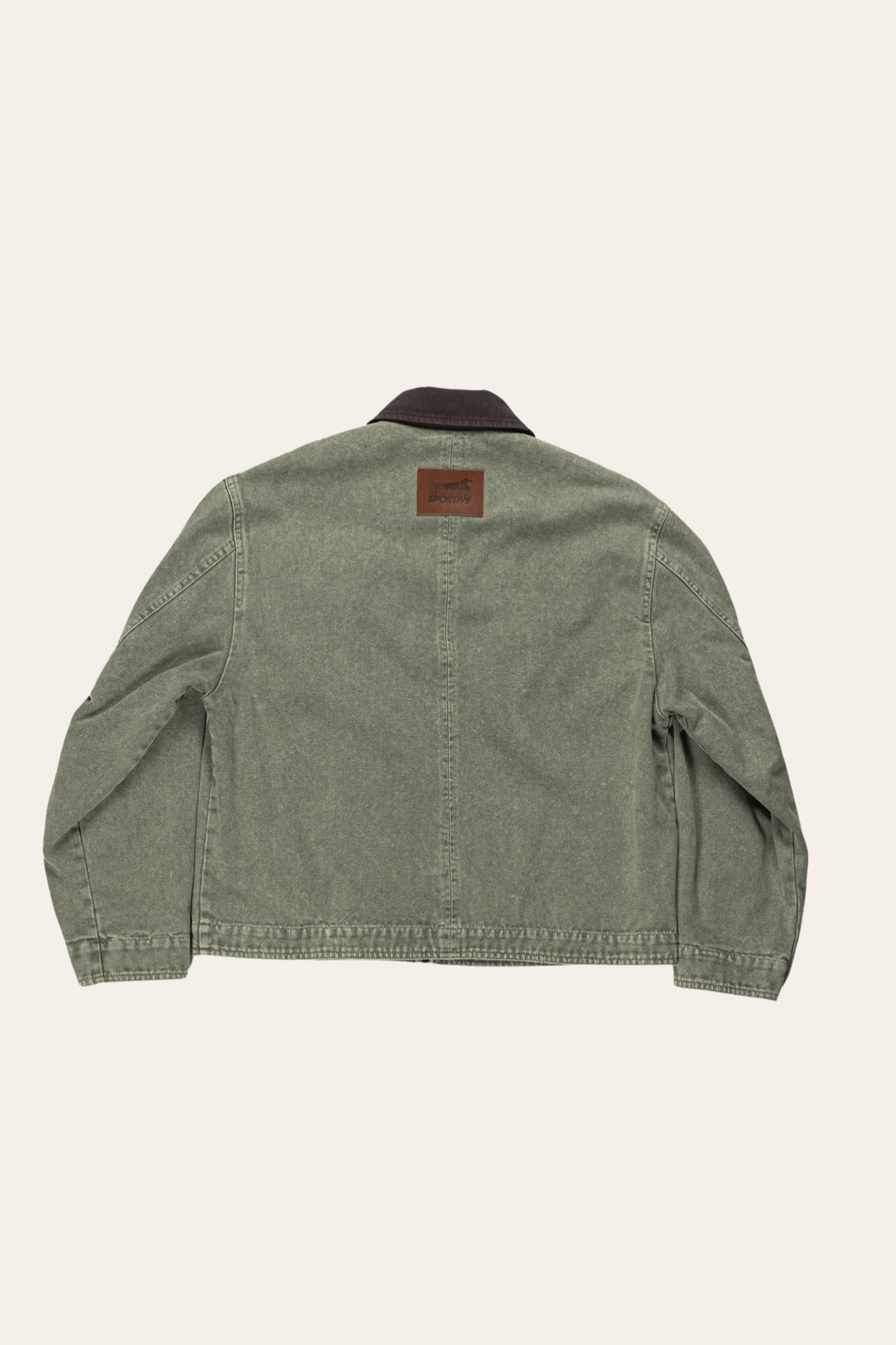 THYME VINTAGE EFFECT JACKET - GREEN