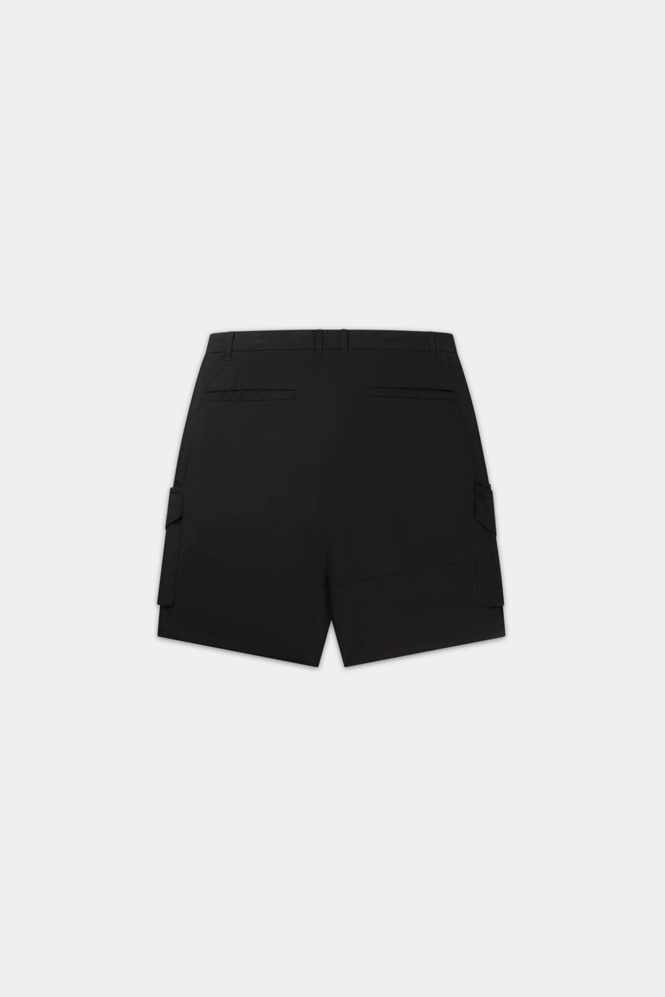 COTTON CARGO SHORTS - BLACK OYSTER