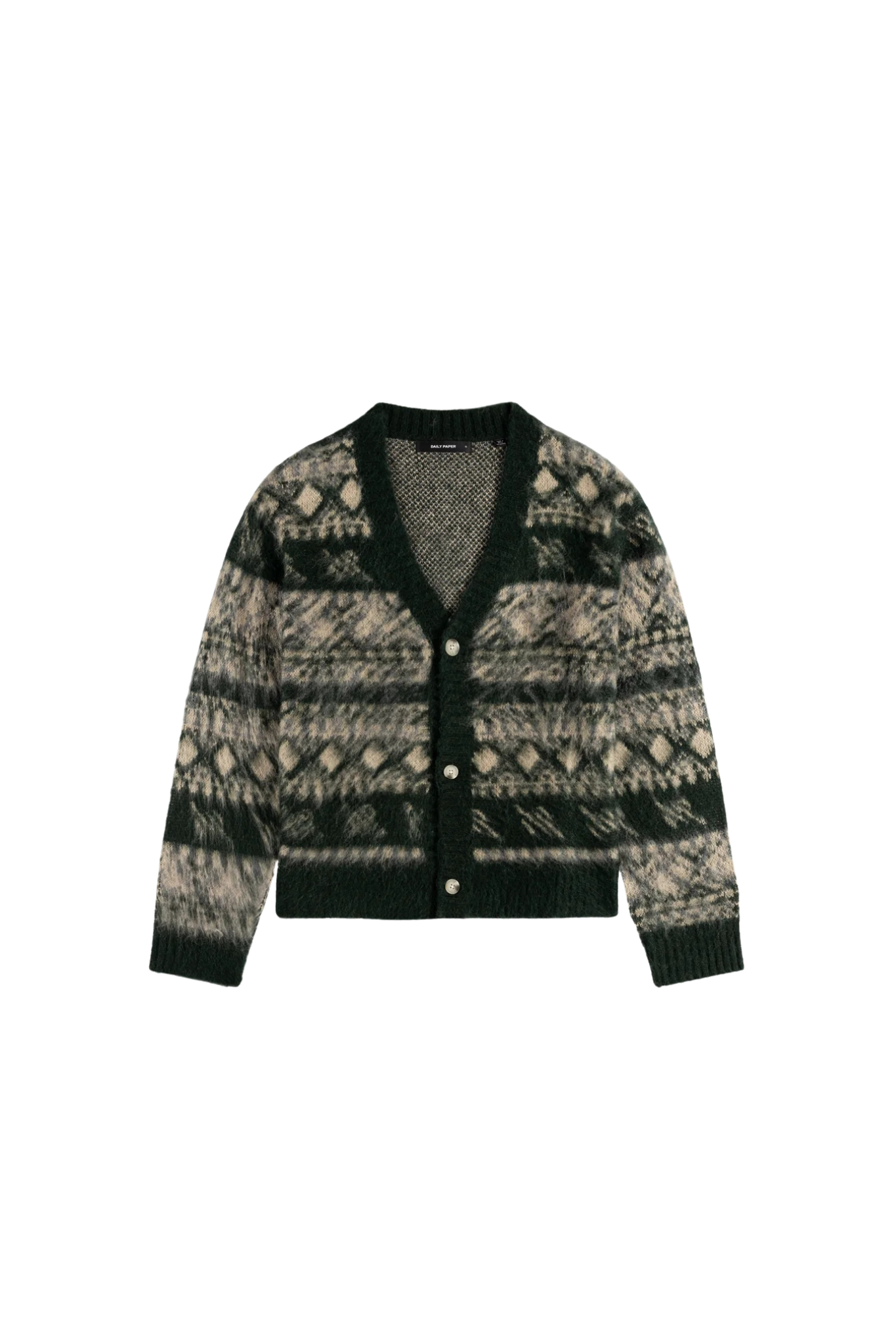 PATTERN CHECK CARDIGAN - MULTI COLORED