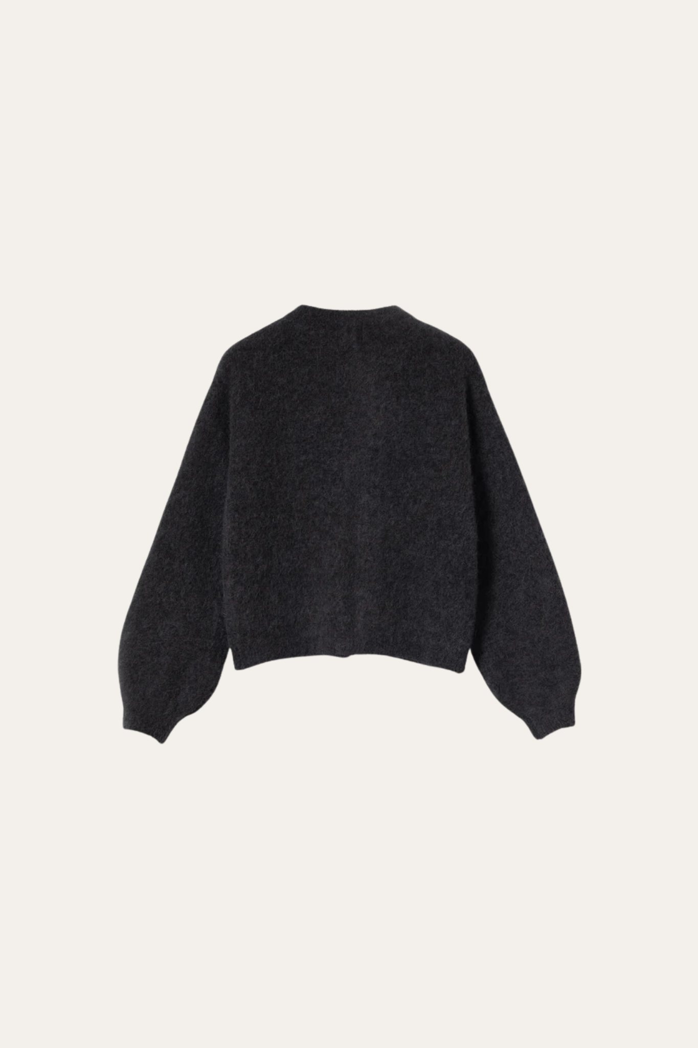 KAE KNIT CARDIGAN - DARK GREY
