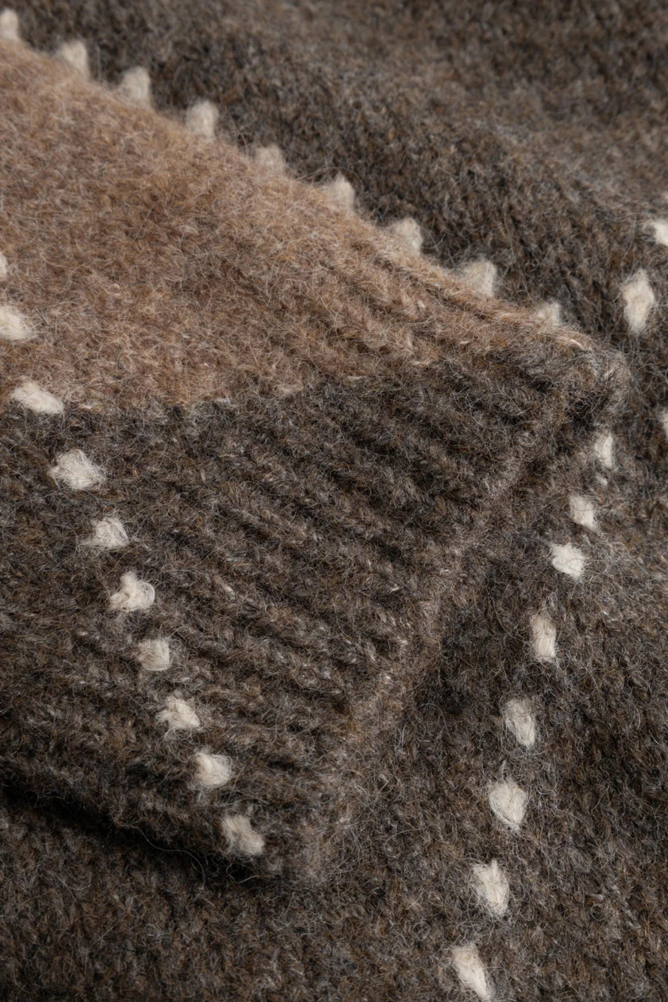 LAI KNIT - ASH BROWN MIX
