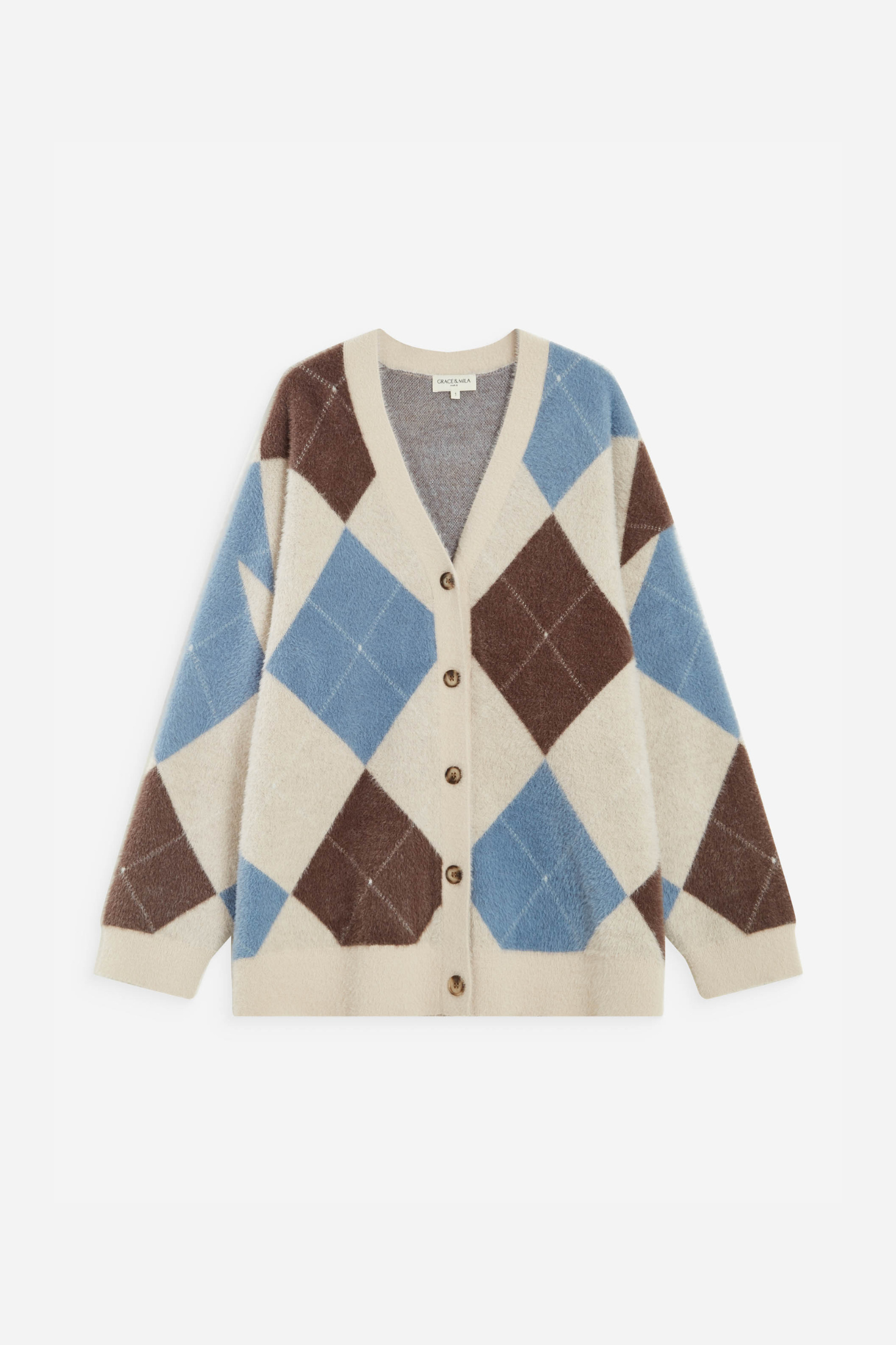 ALEXAN CARDIGAN - BLUEBERRY