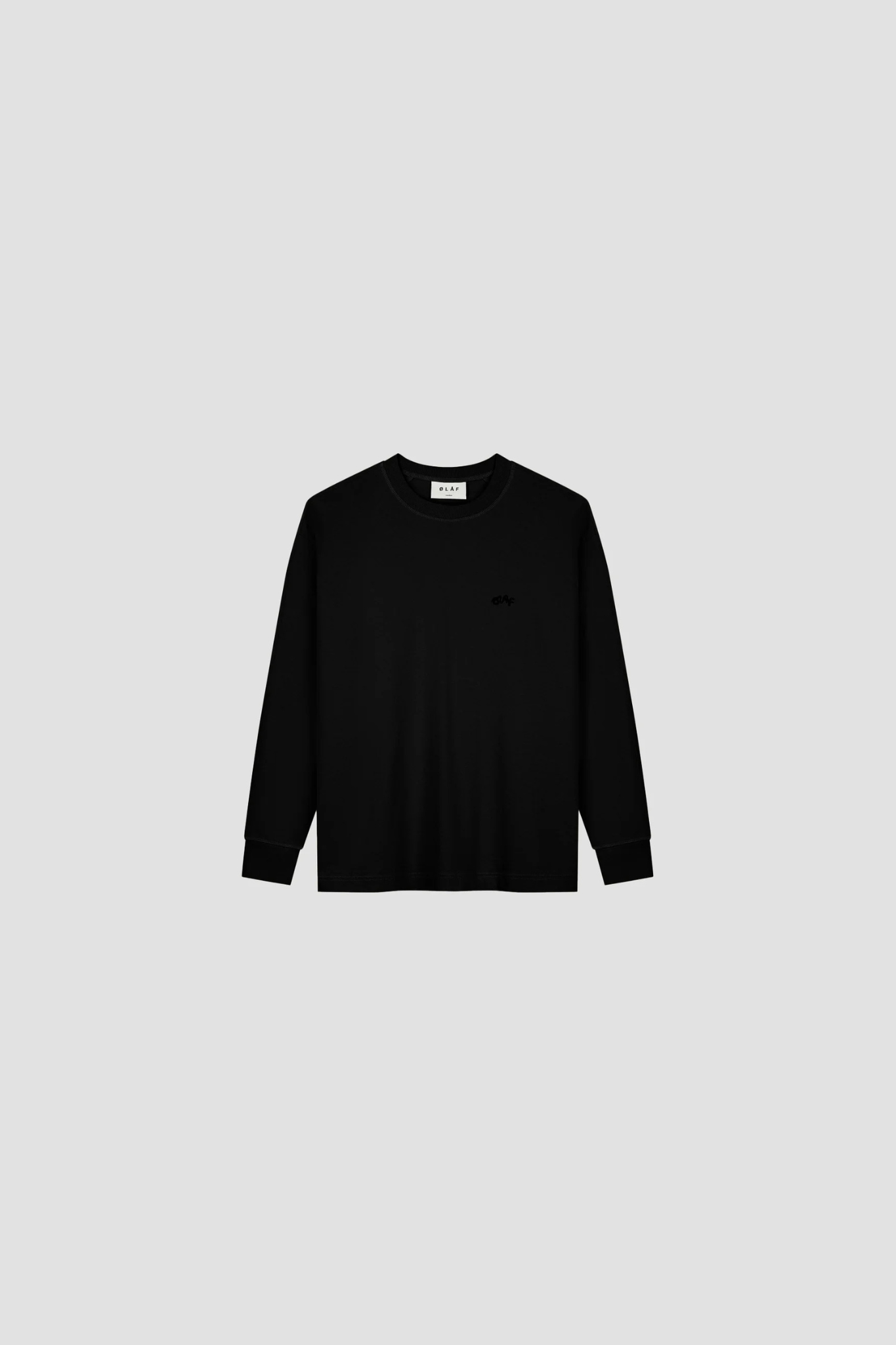 SIGNATURE LS TEE - BLACK