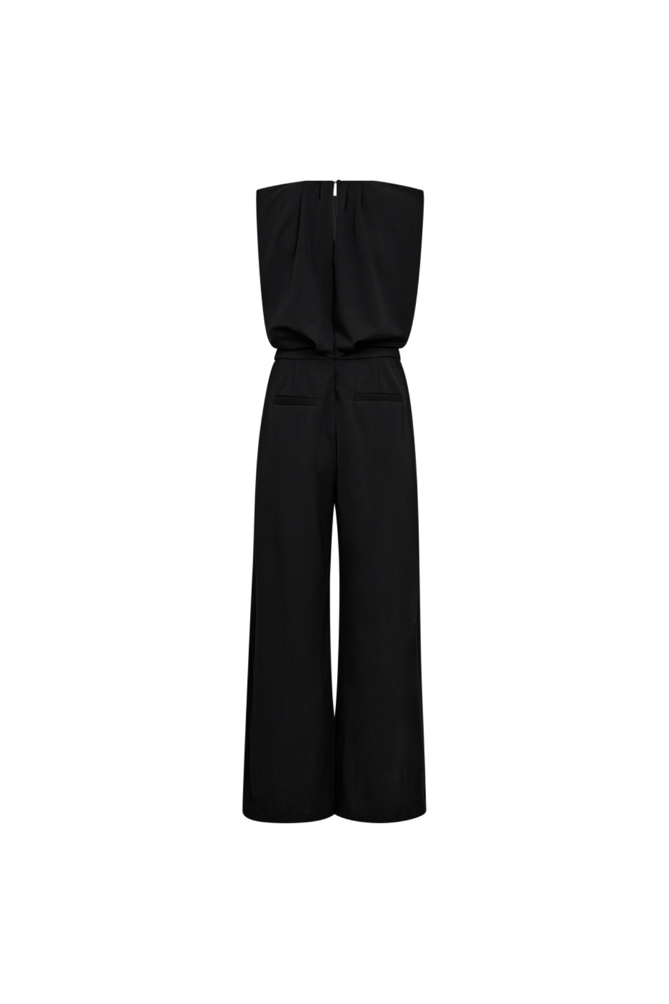 FALCON PLEAT JUMPSUIT - BLACK