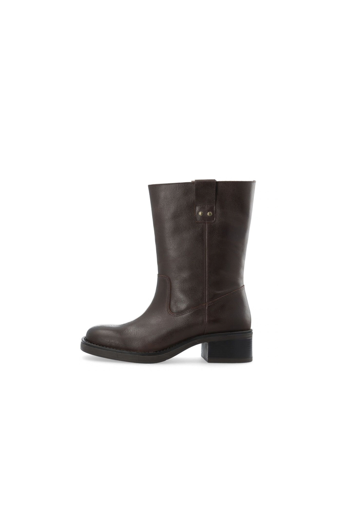 MARY MID PULL ON BOOTS - BROWN