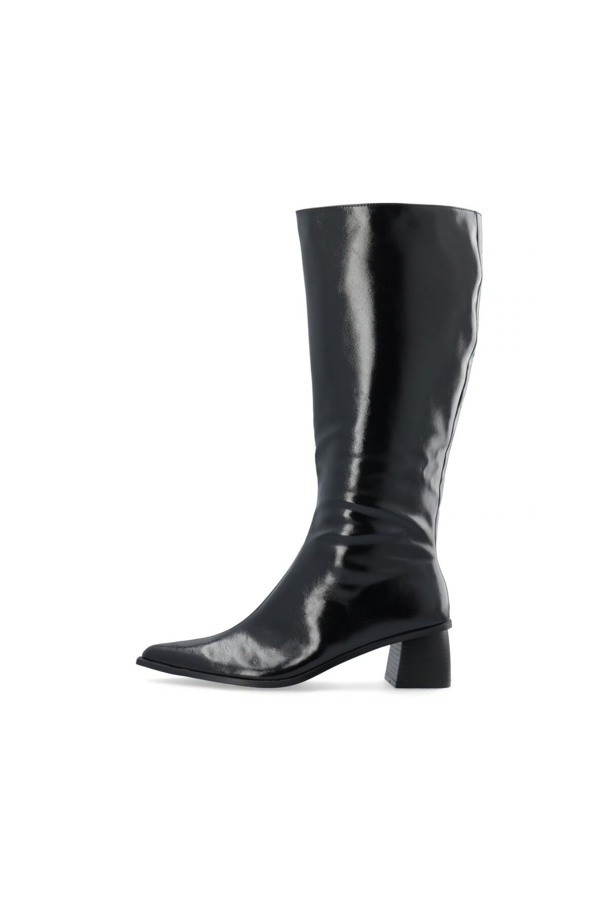LEONORA TALL ZIP BOOTS - BLACK PRATIA