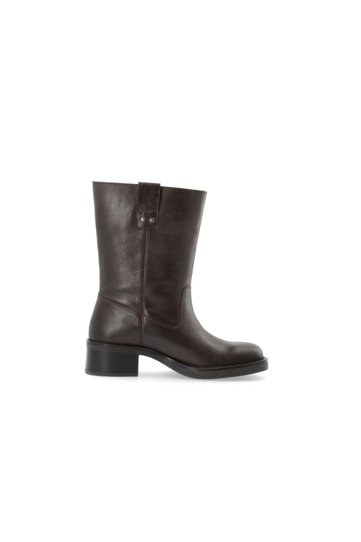 MARY MID PULL ON BOOTS - BROWN