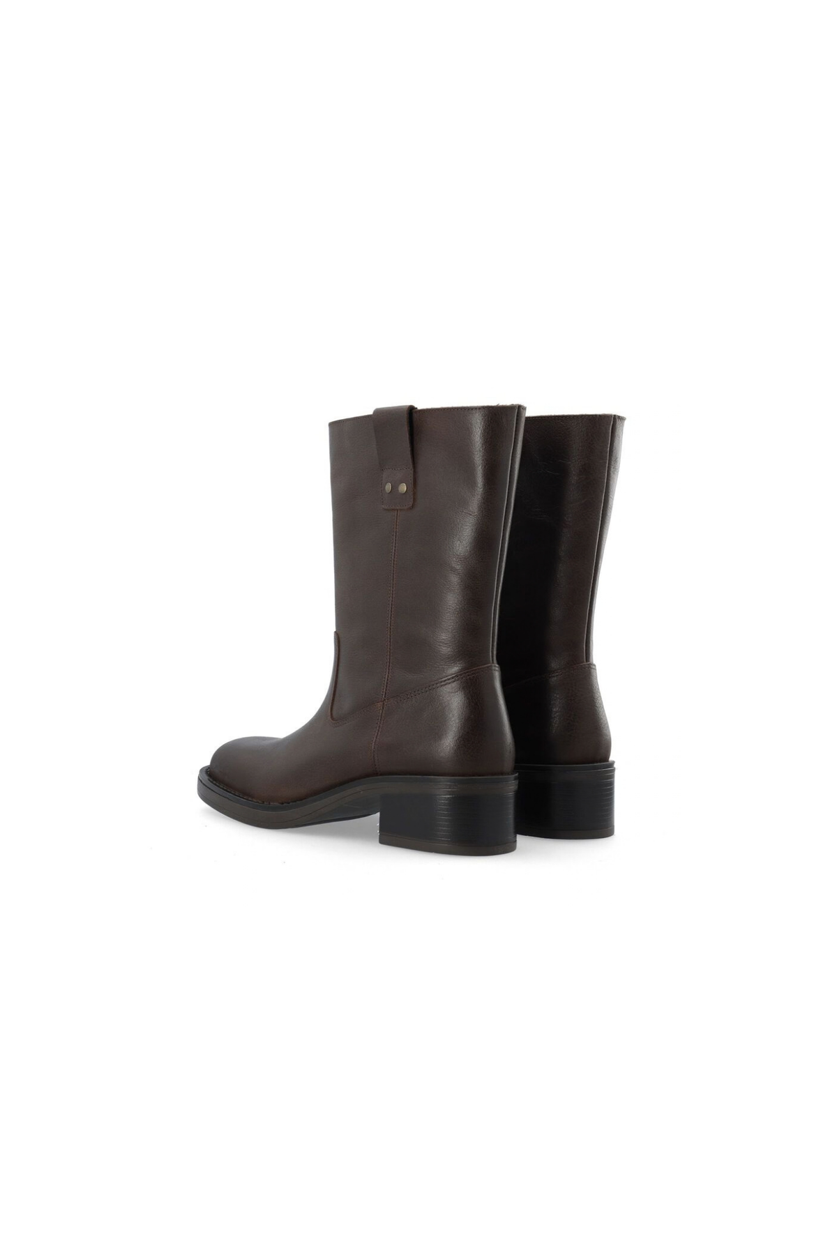 MARY MID PULL ON BOOTS - BROWN