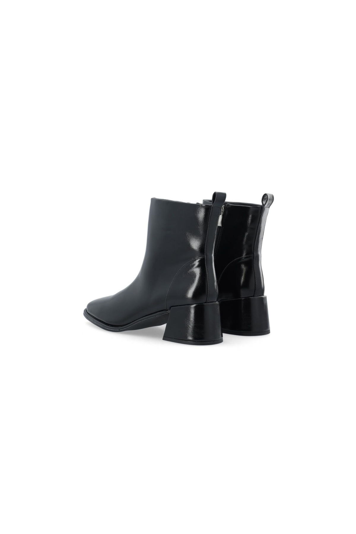 JOLANDA ANKLE ZIP BOOTS - BLACK PRATIA