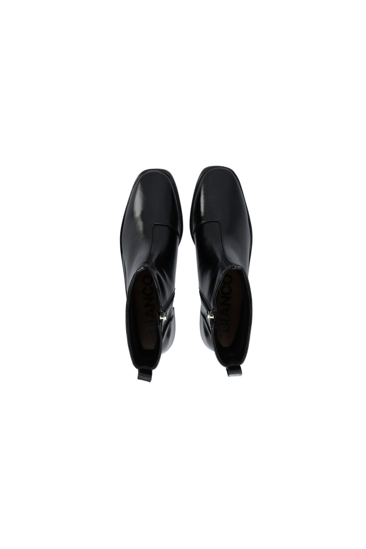 JOLANDA ANKLE ZIP BOOTS - BLACK PRATIA
