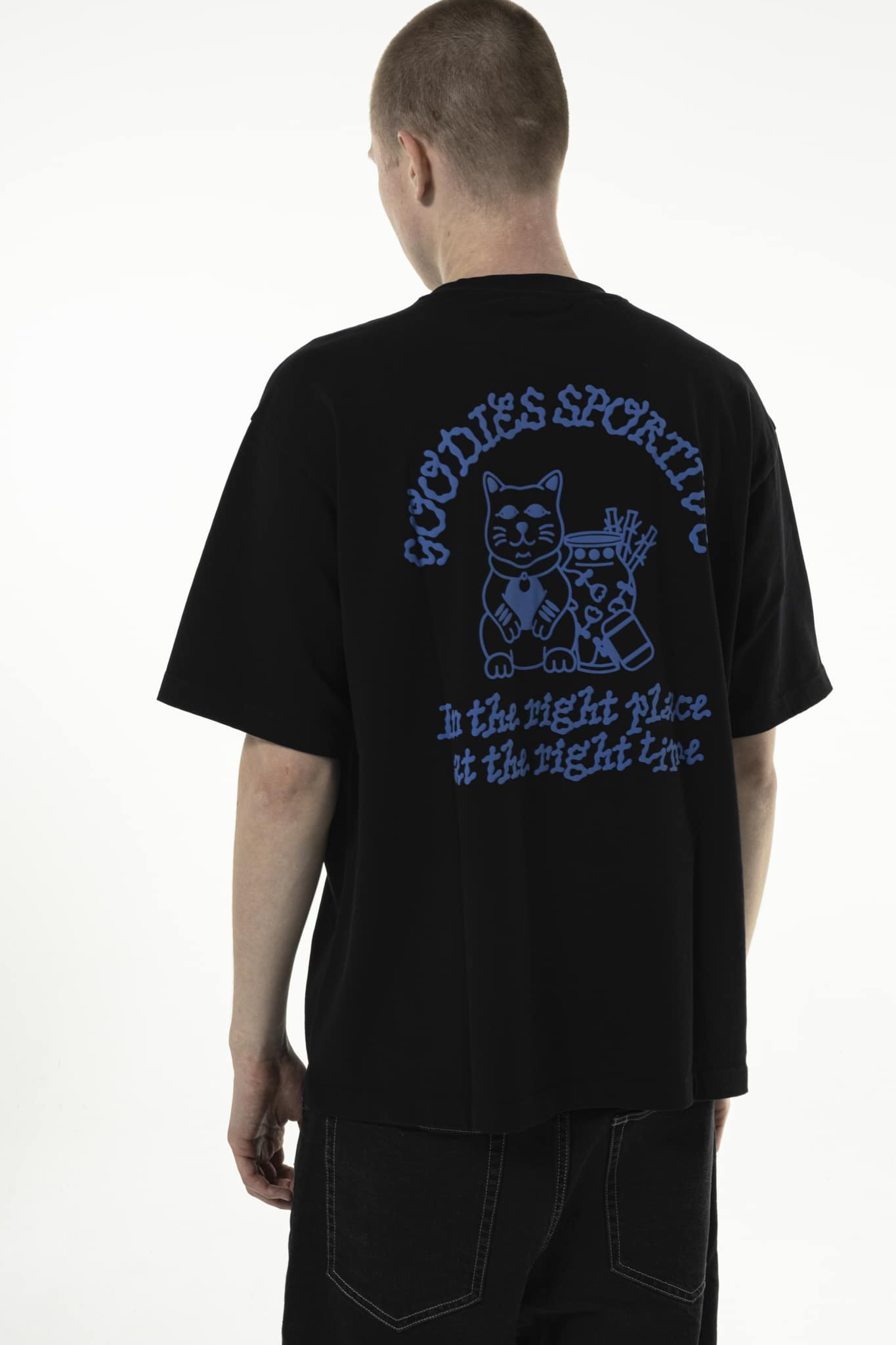 CATS T-SHIRT - BLACK