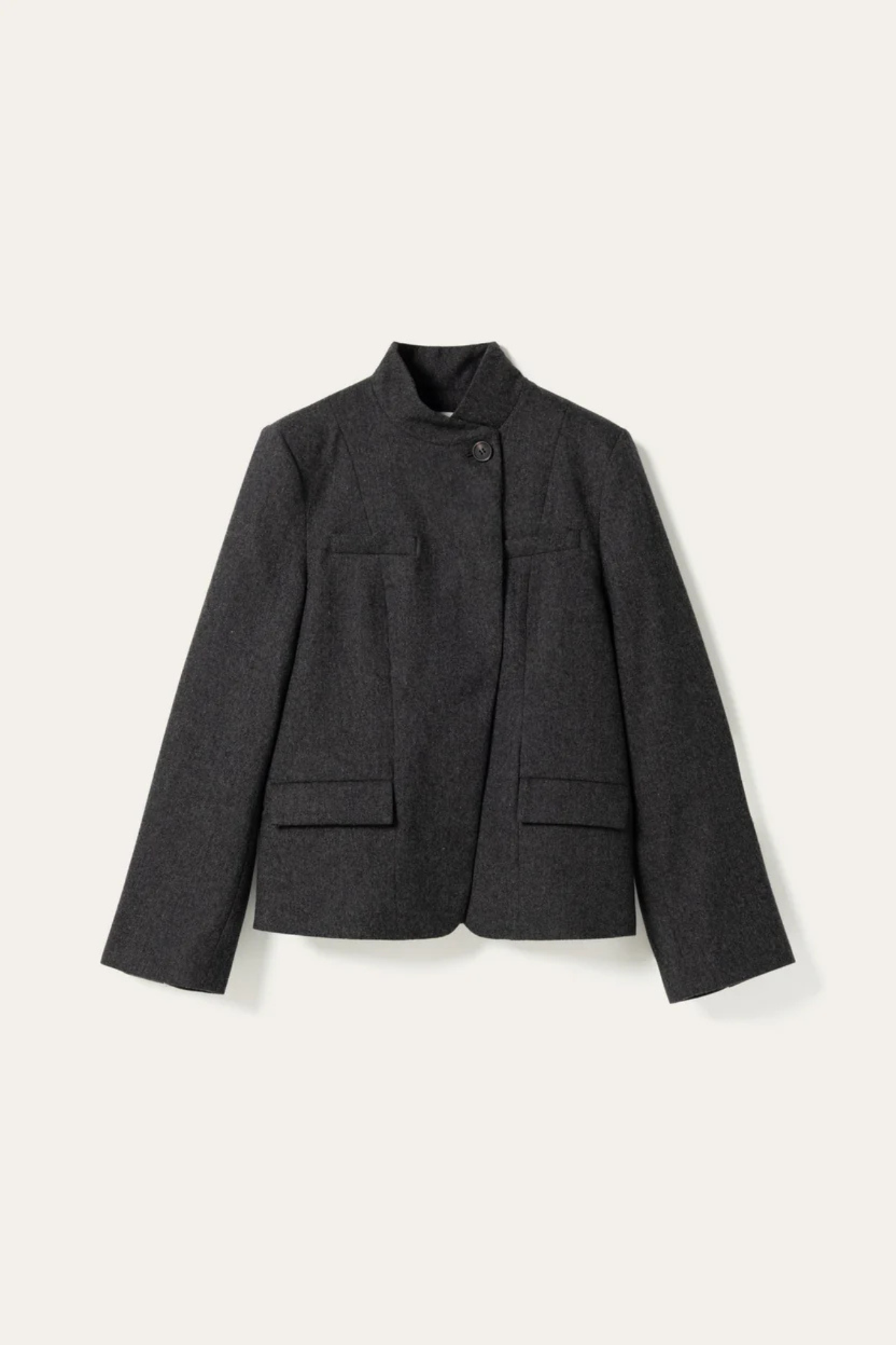 MONIQUE BLAZER - DARK GREY MELANGE