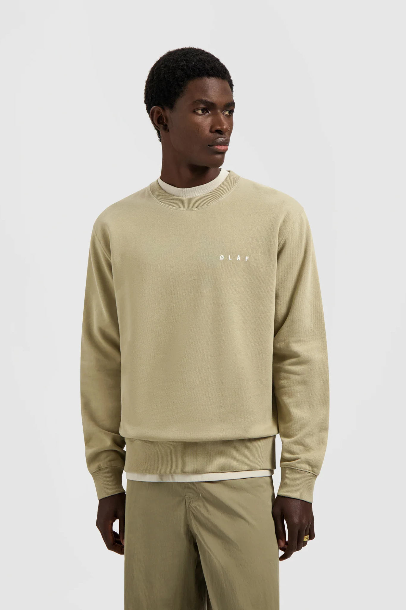 BRUSHSTROKE FACE CREWNECK - TREEHOUSE