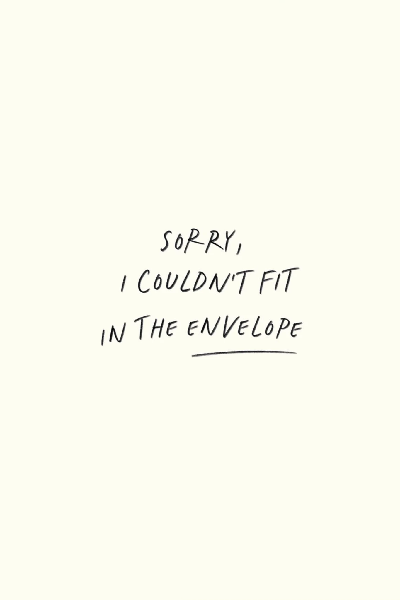 FIT ENVELOPE - POSTCARD