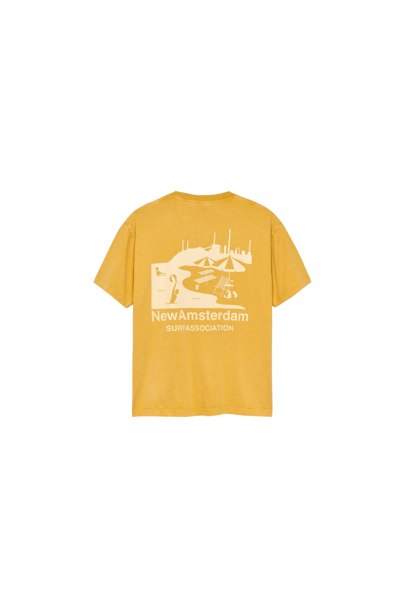 BEACH SIGN T-SHIRT - SUN YELLOW