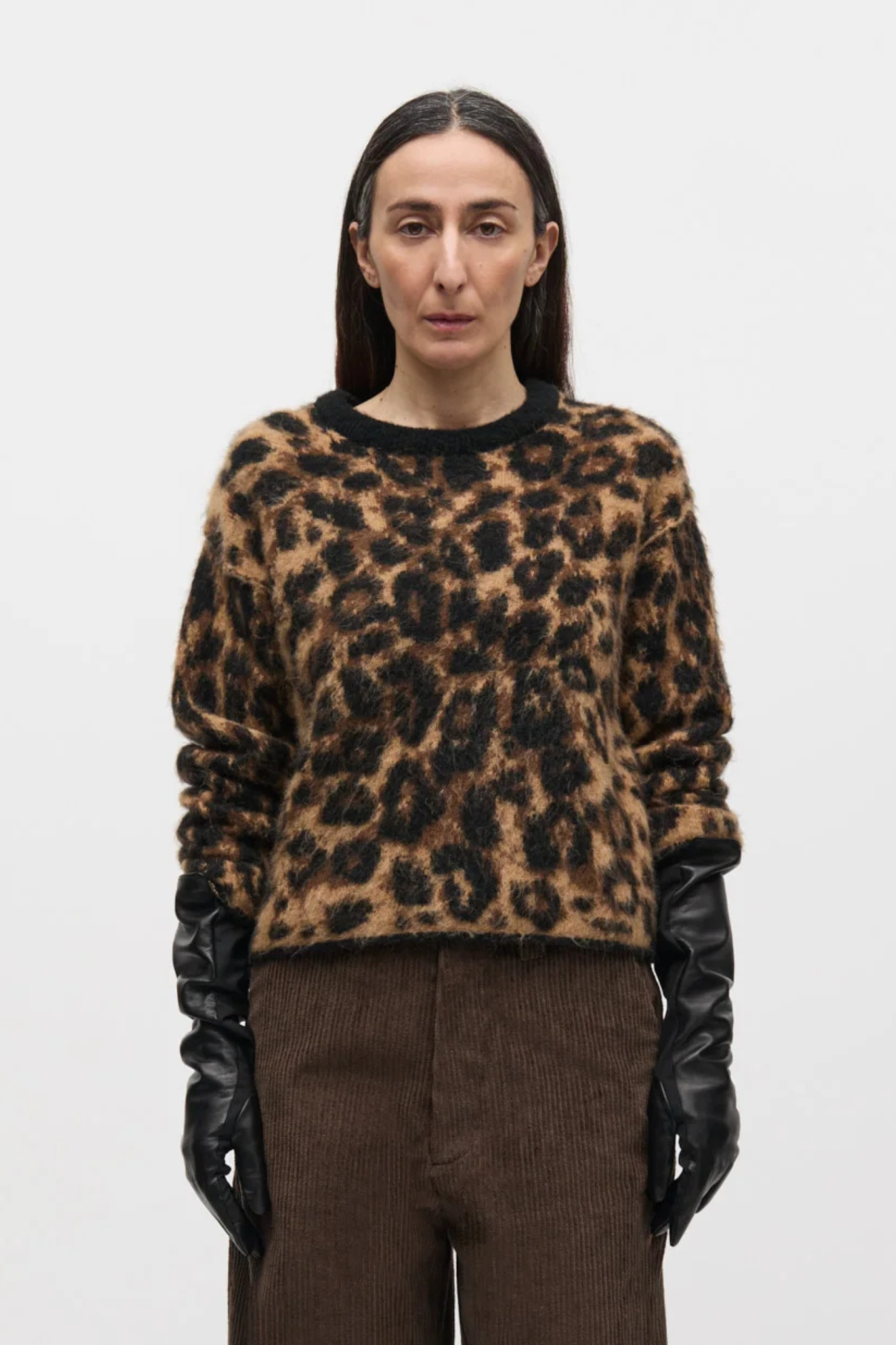 GARZATI MADISON SWEATER - LEOPARD