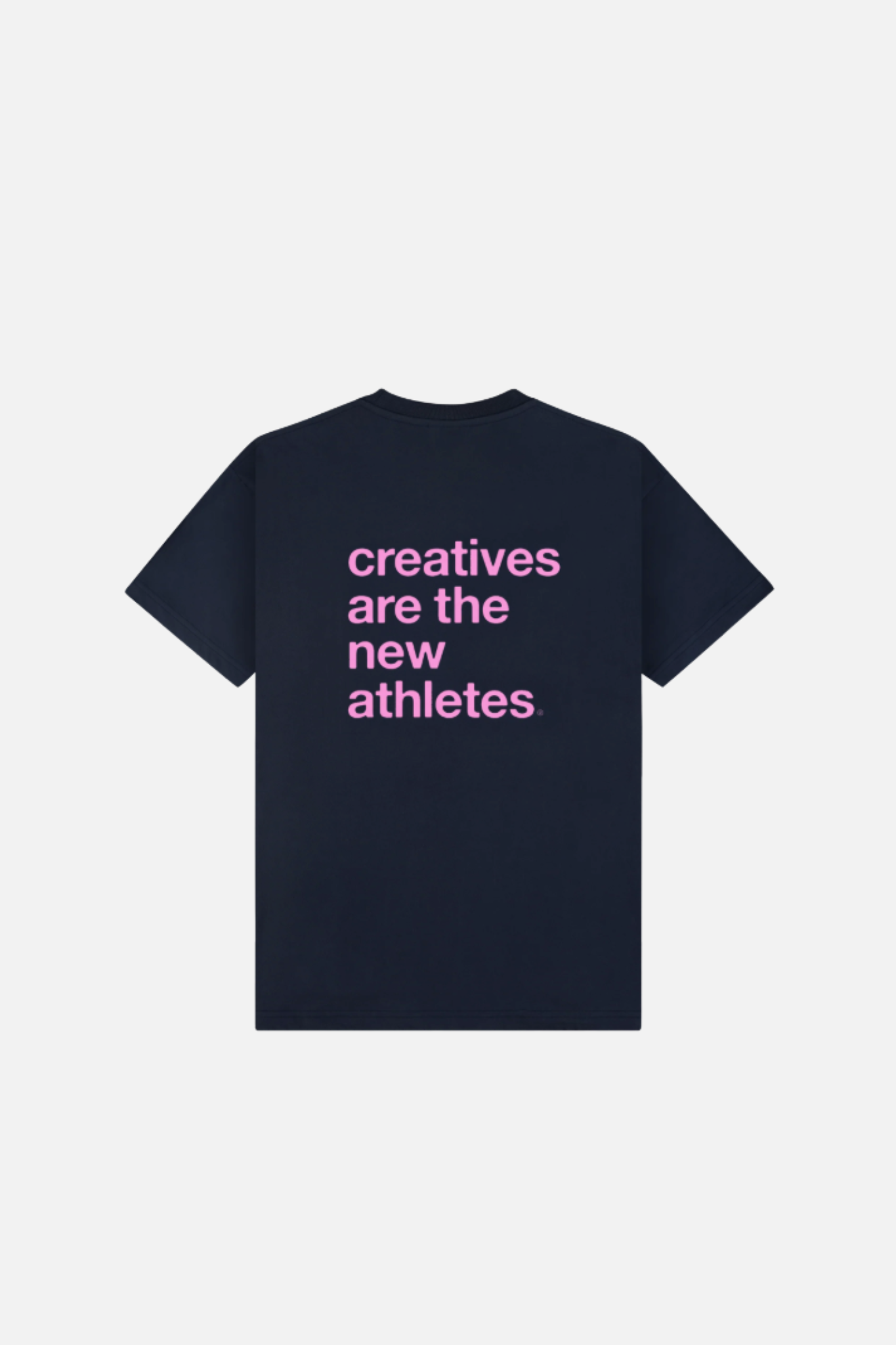 CATNA T-SHIRT - NAVY BLUE/PINK