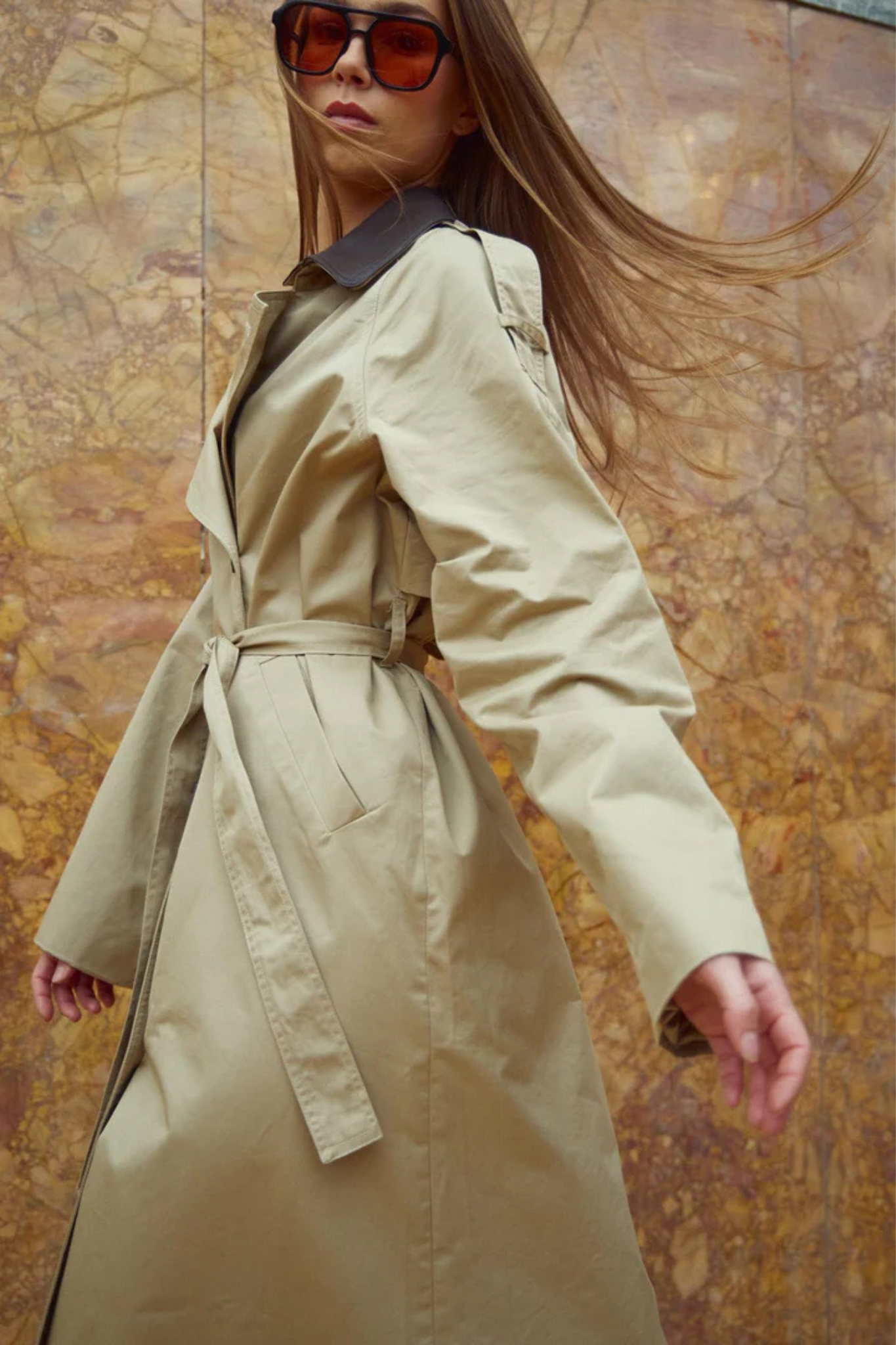 LEONE COAT - WARM SAND