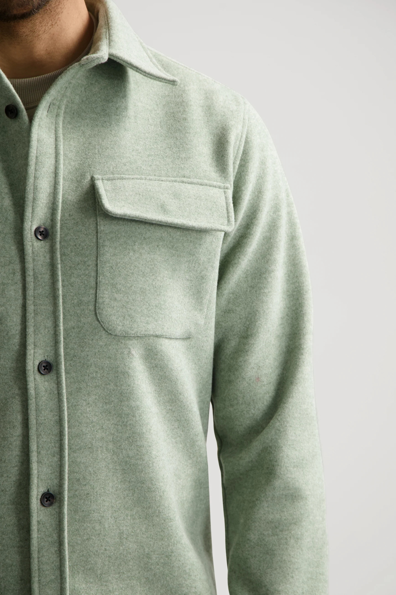 ULRIK OVERSHIRT - MALLARD GREEN